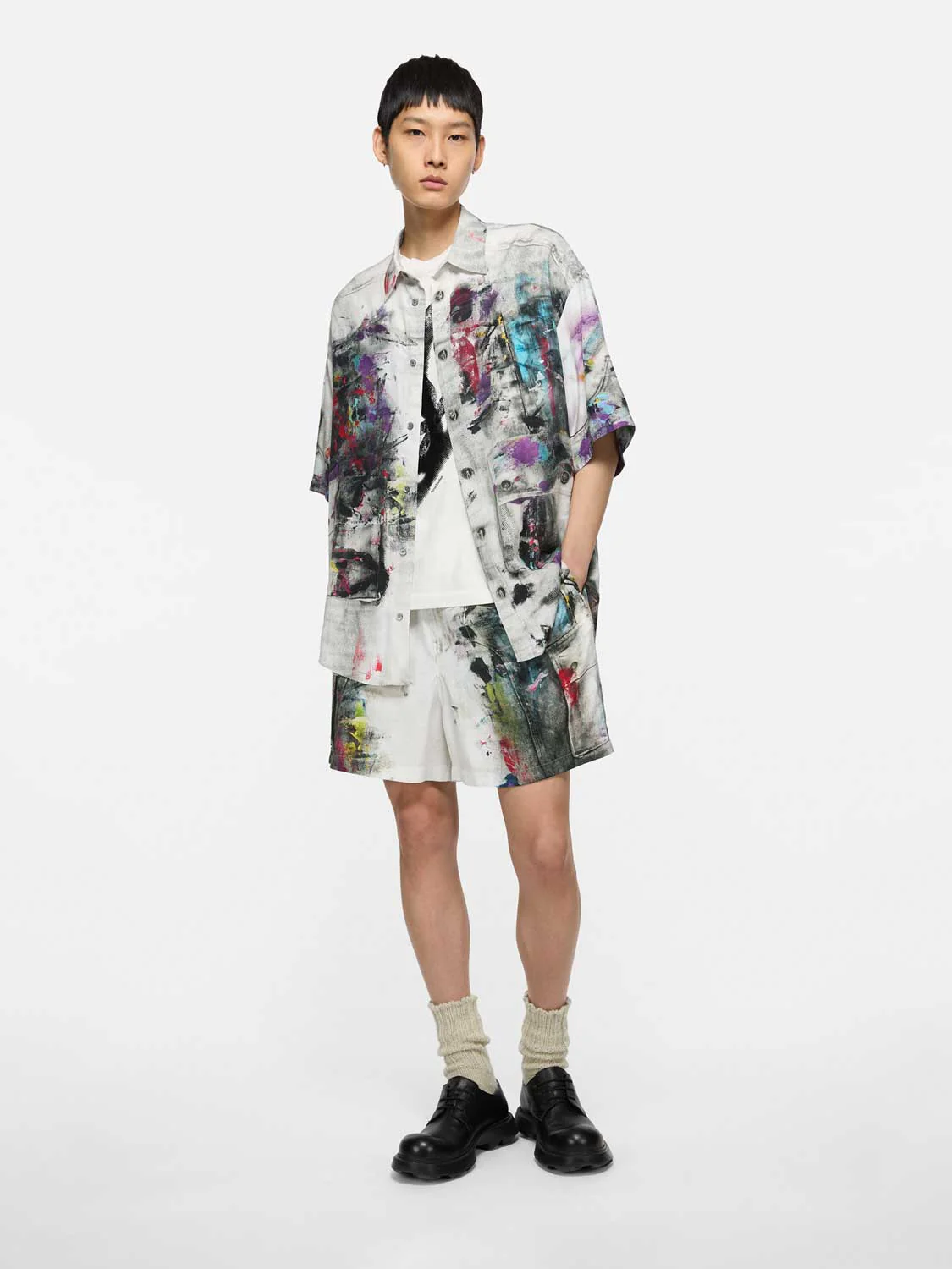 Camisa Estampada Fluida - Image 2