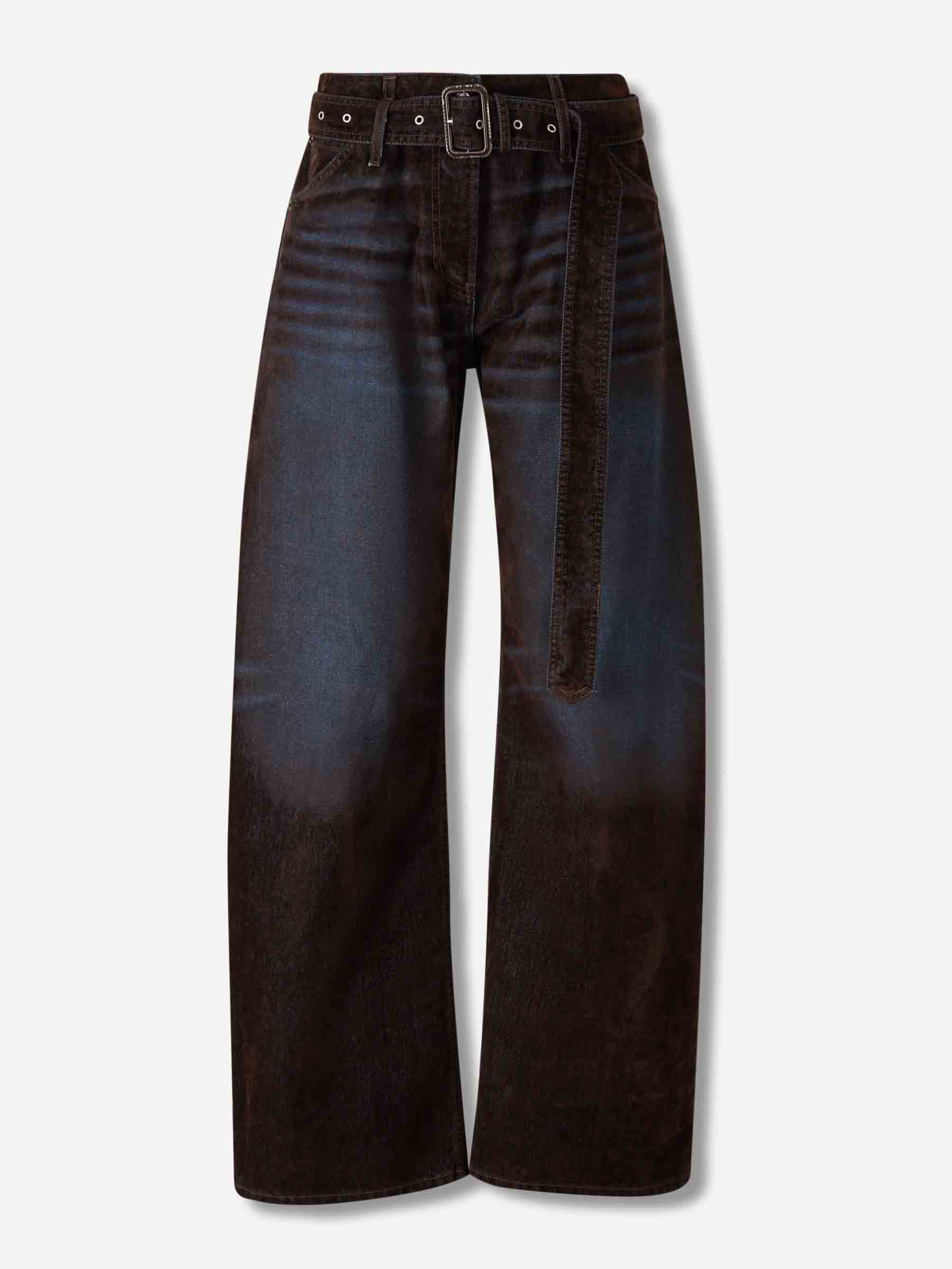 Jeans Anchos Terciopelo