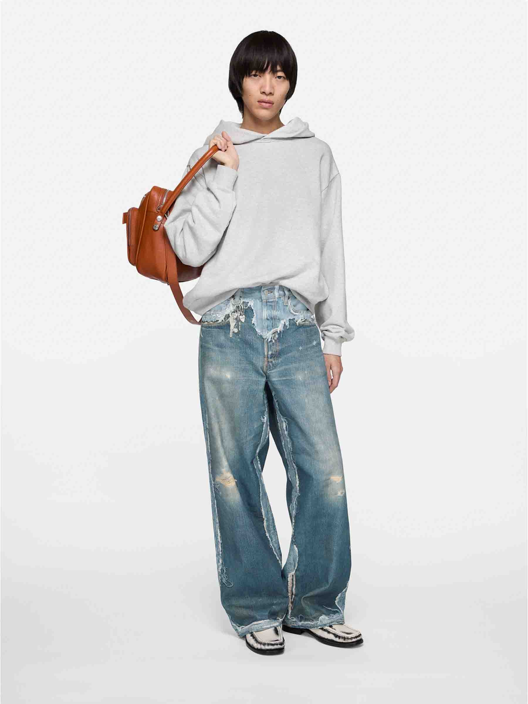 Jeans Parches Contraste - Image 2