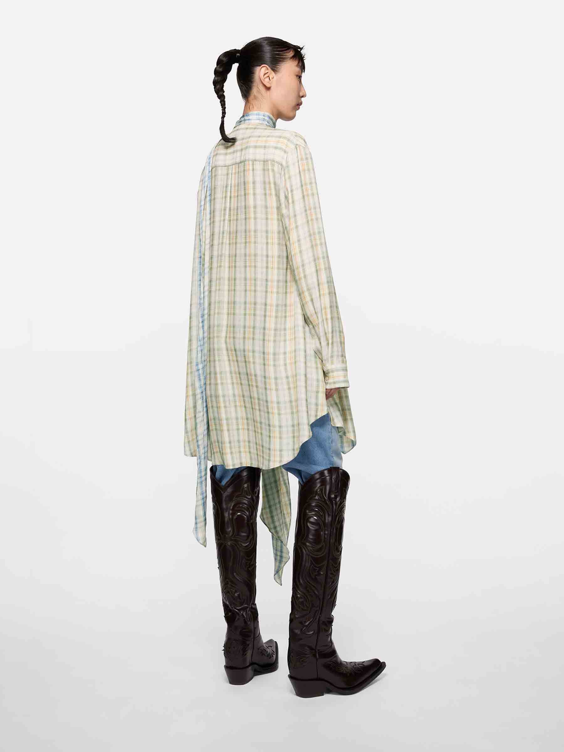 Vestido Camisero Cuadros - Image 3
