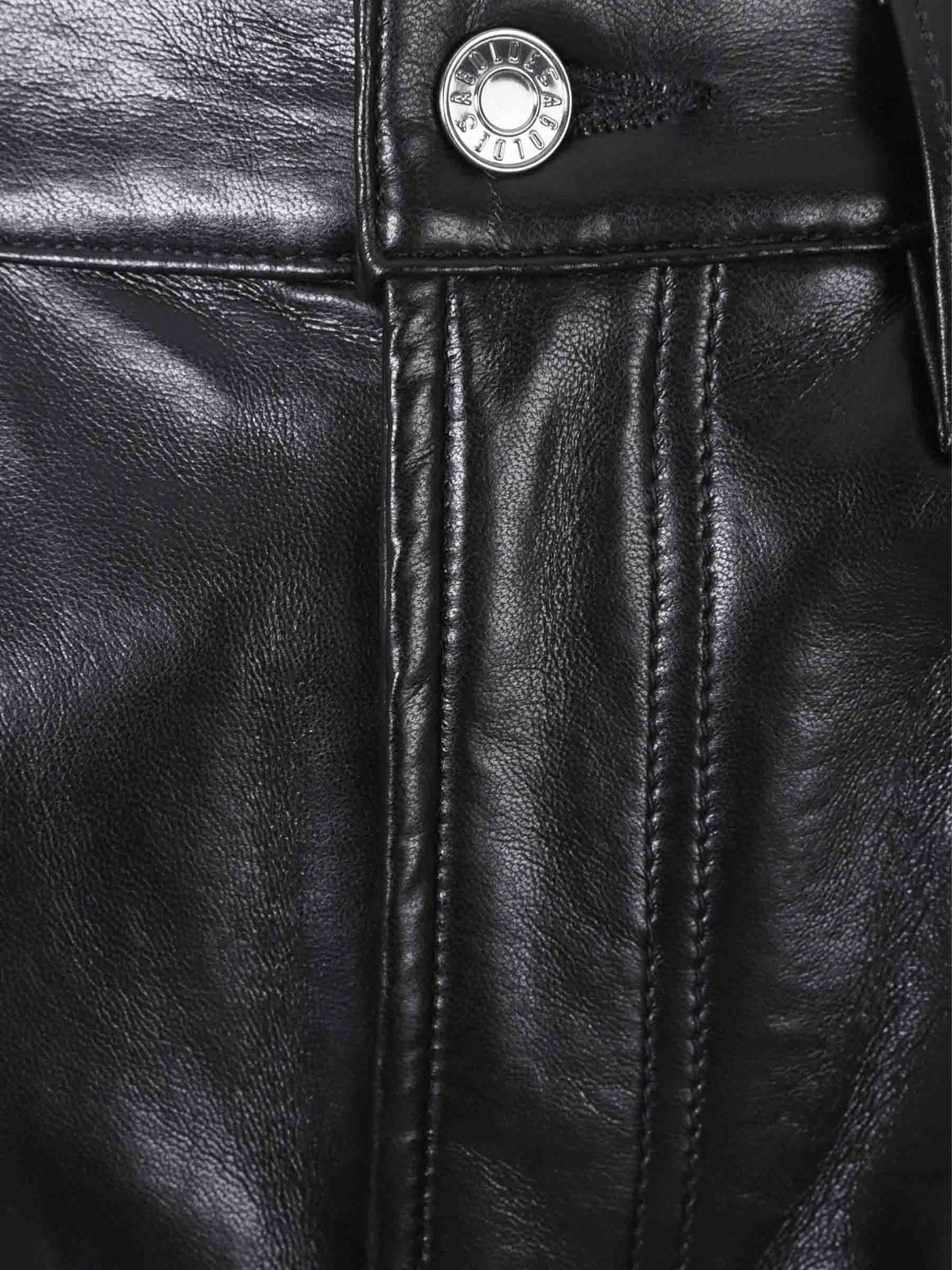 Pantalones Rectos Piel - Image 3