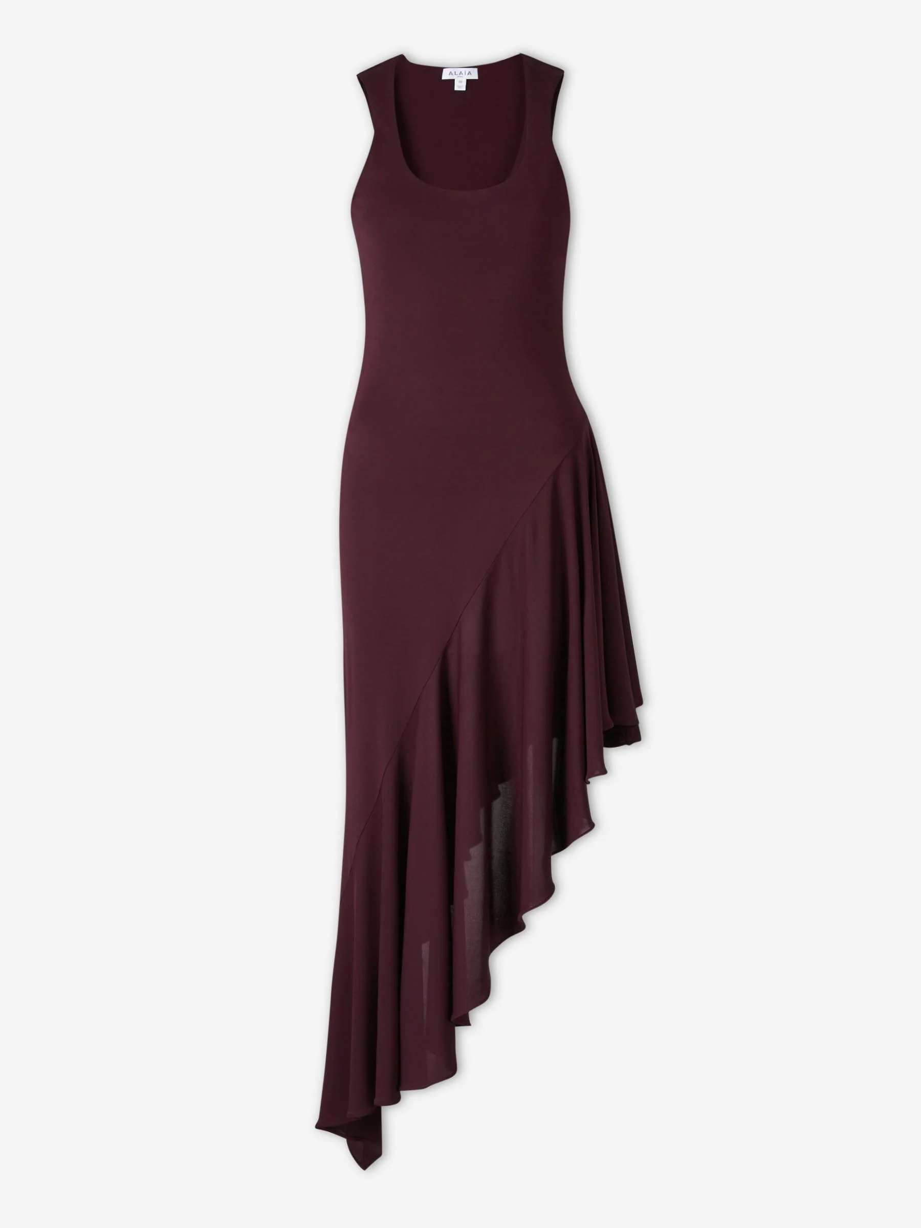 Vestido Asimétrico Volante