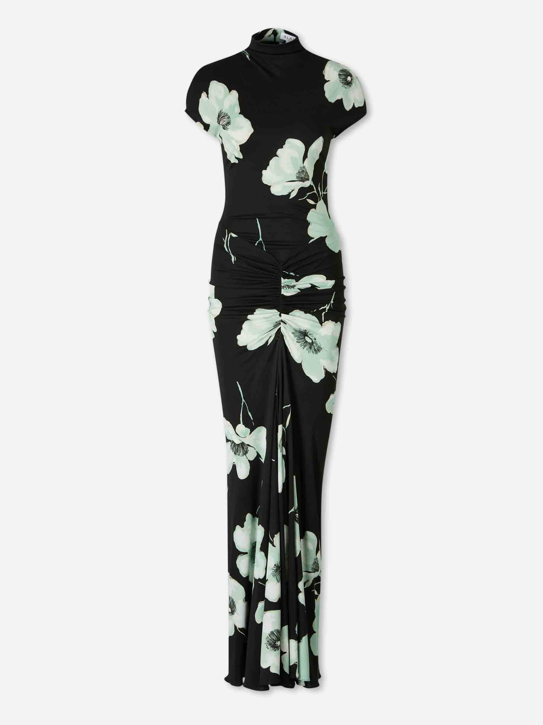 Vestido Maxi Drapeado