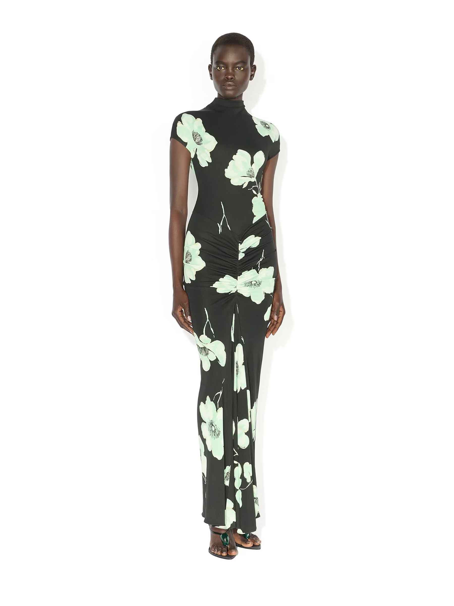 Vestido Maxi Drapeado - Image 2