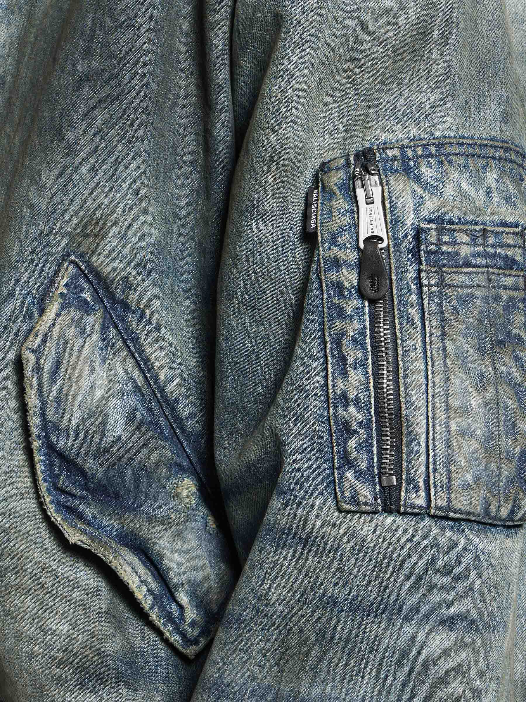 Chaqueta Bomber Denim - Image 4