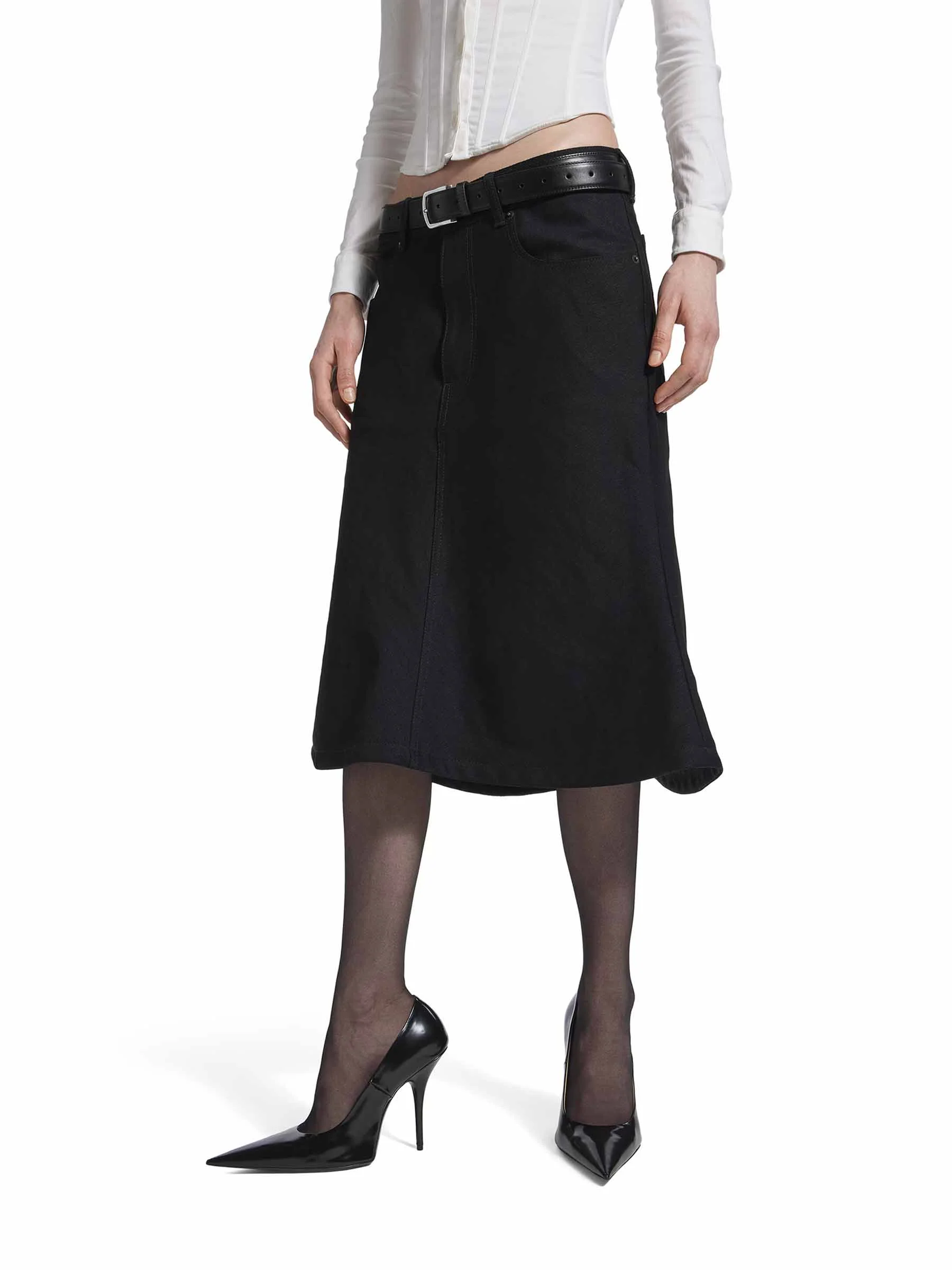 Falda Midi Godet - Image 2