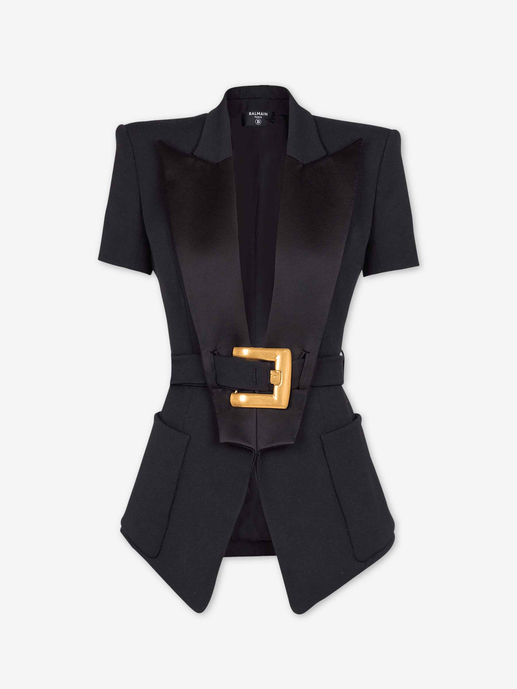 Blazer Entallada Cinturón