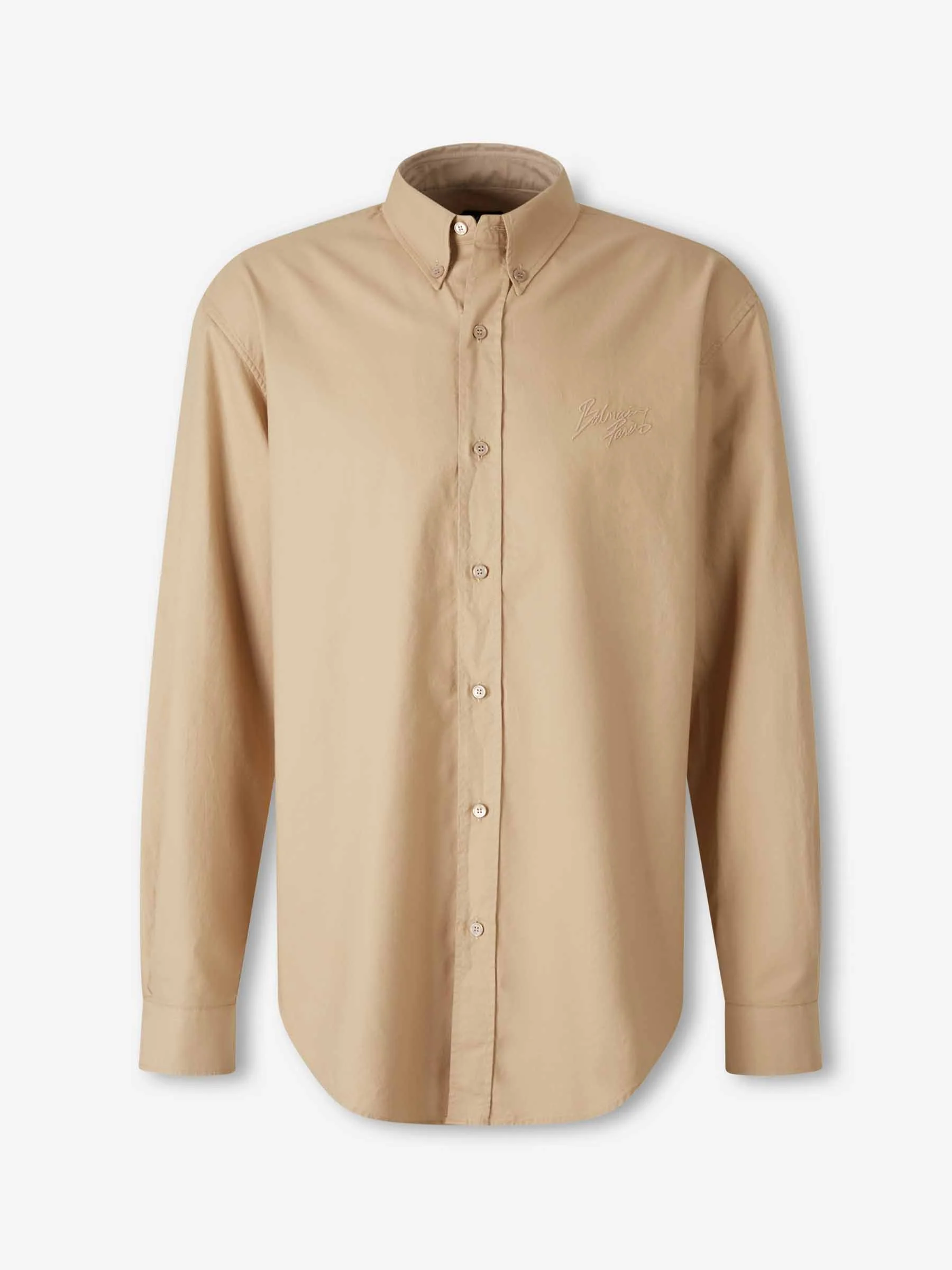 Camisa Recta Algodón