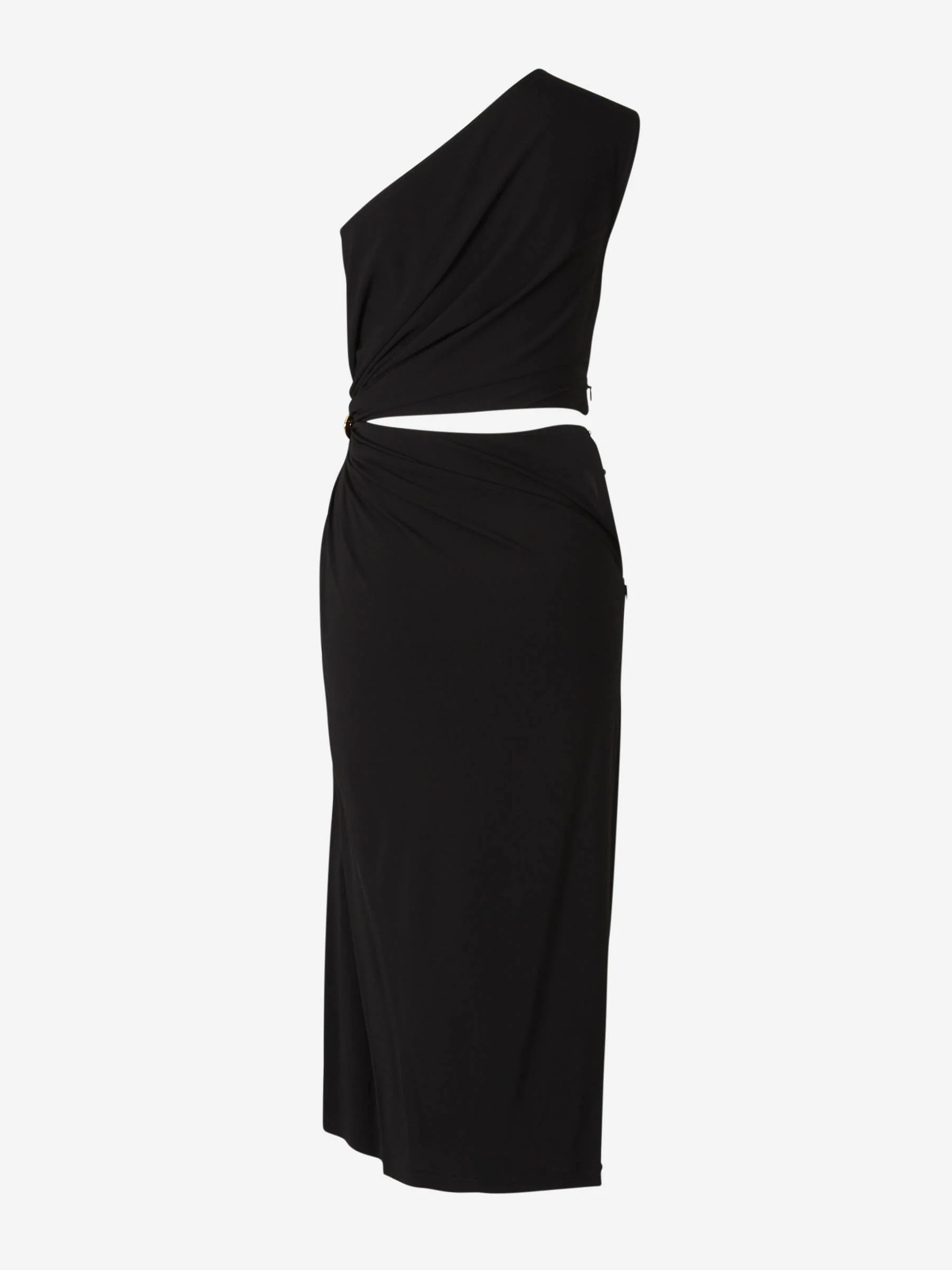 Vestido Midi de Viscosa y Crepé - Image 4