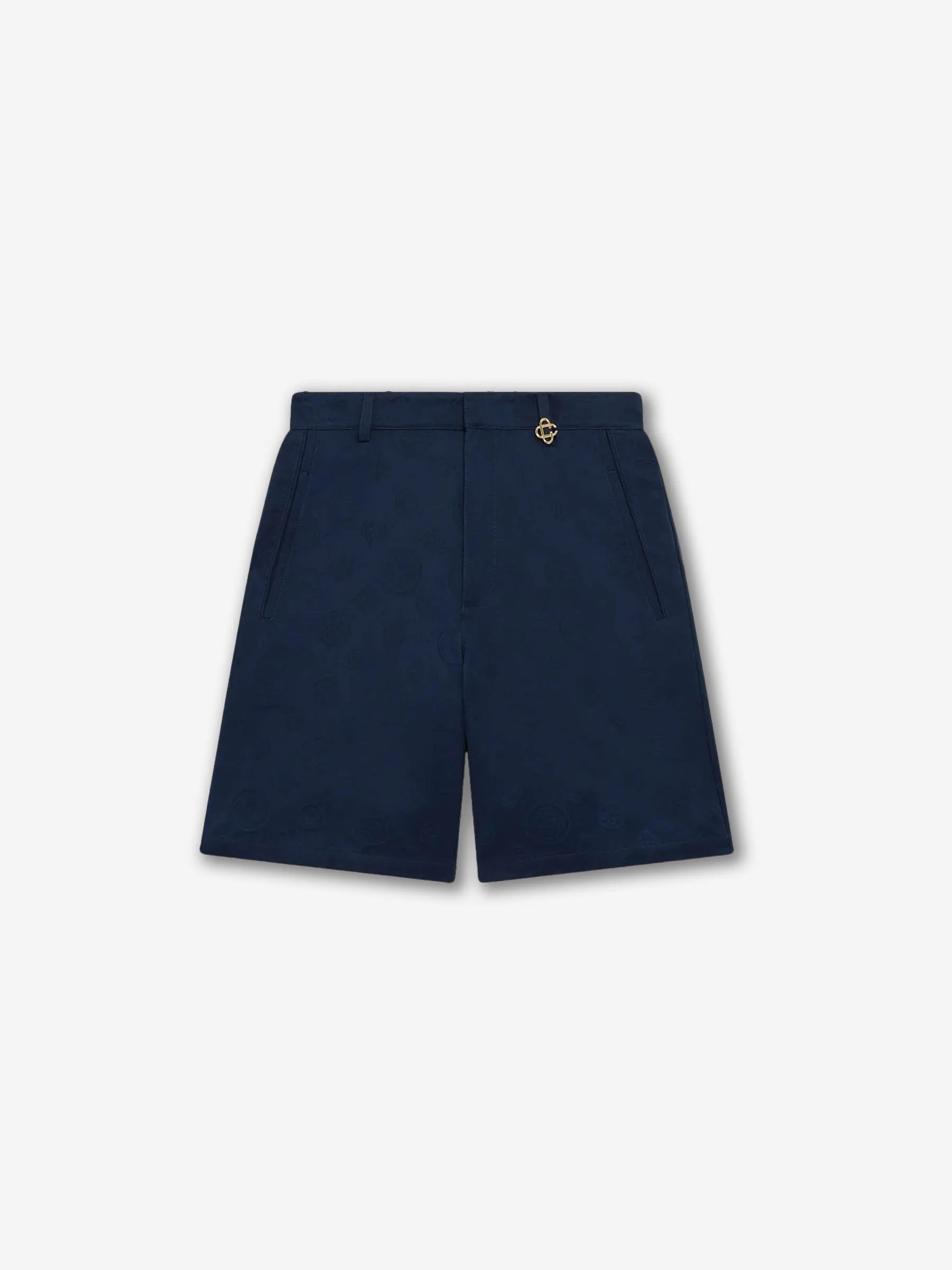 Bermudas Navy Monogram