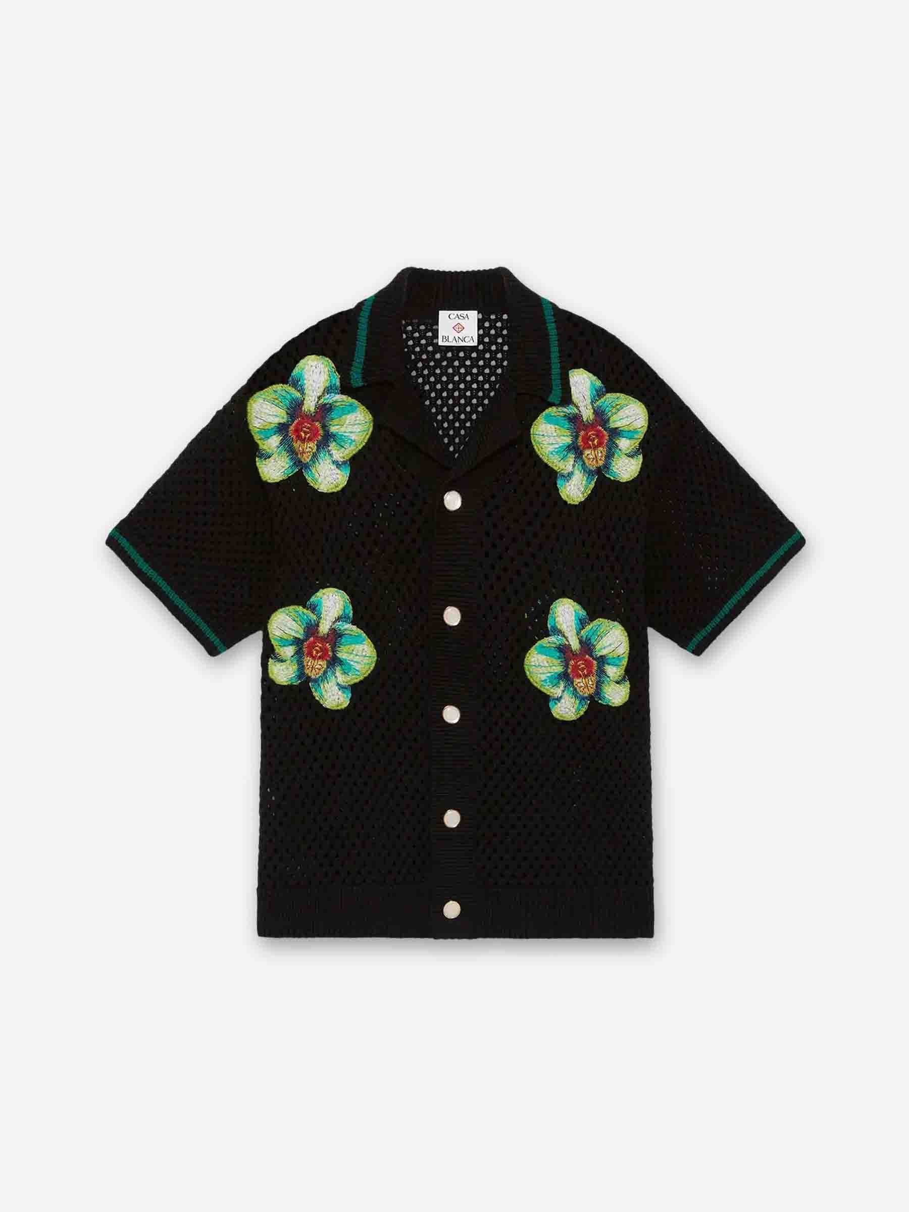 Camisa Punto Flores