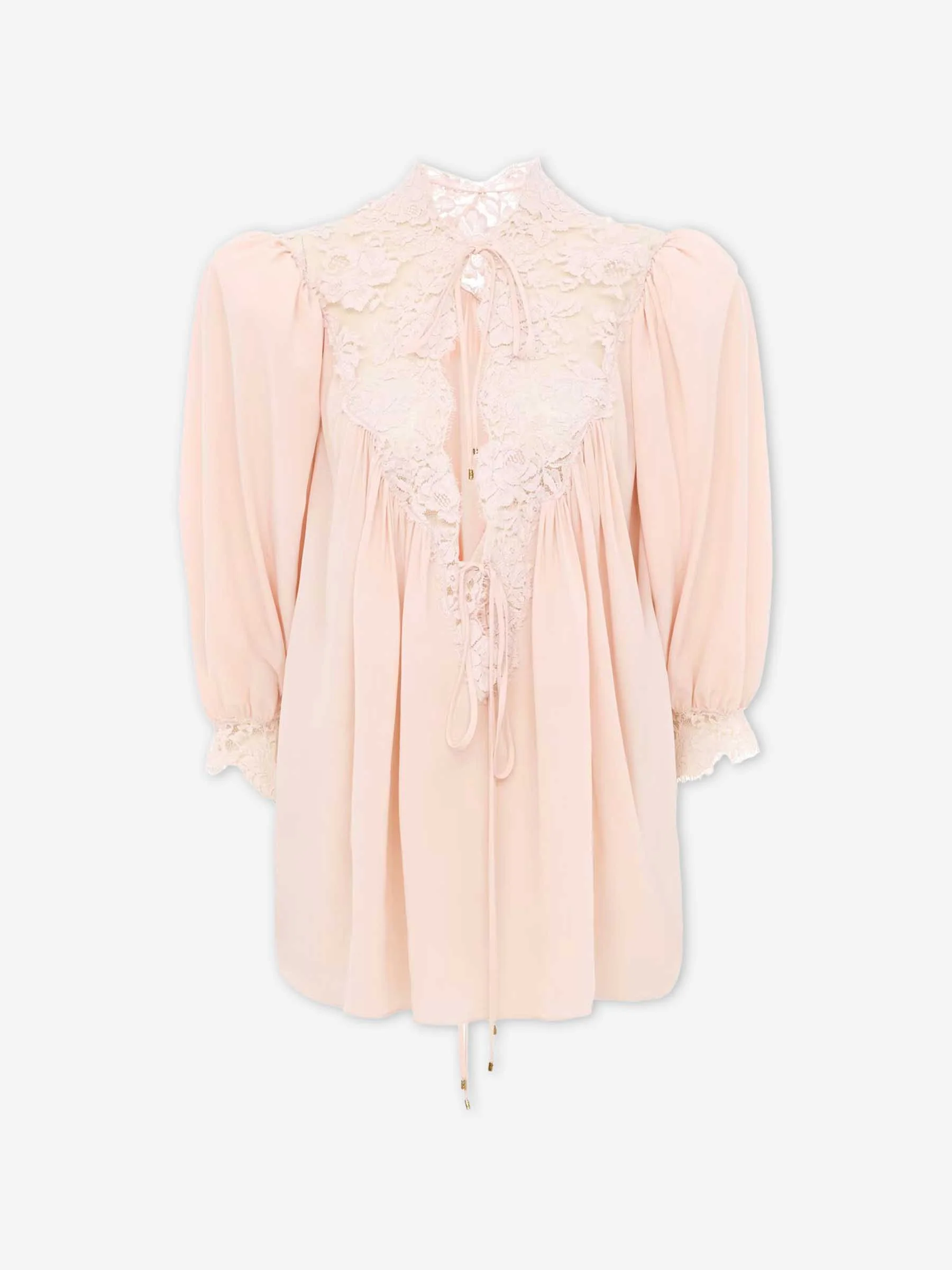 Blusa Encaje Seda