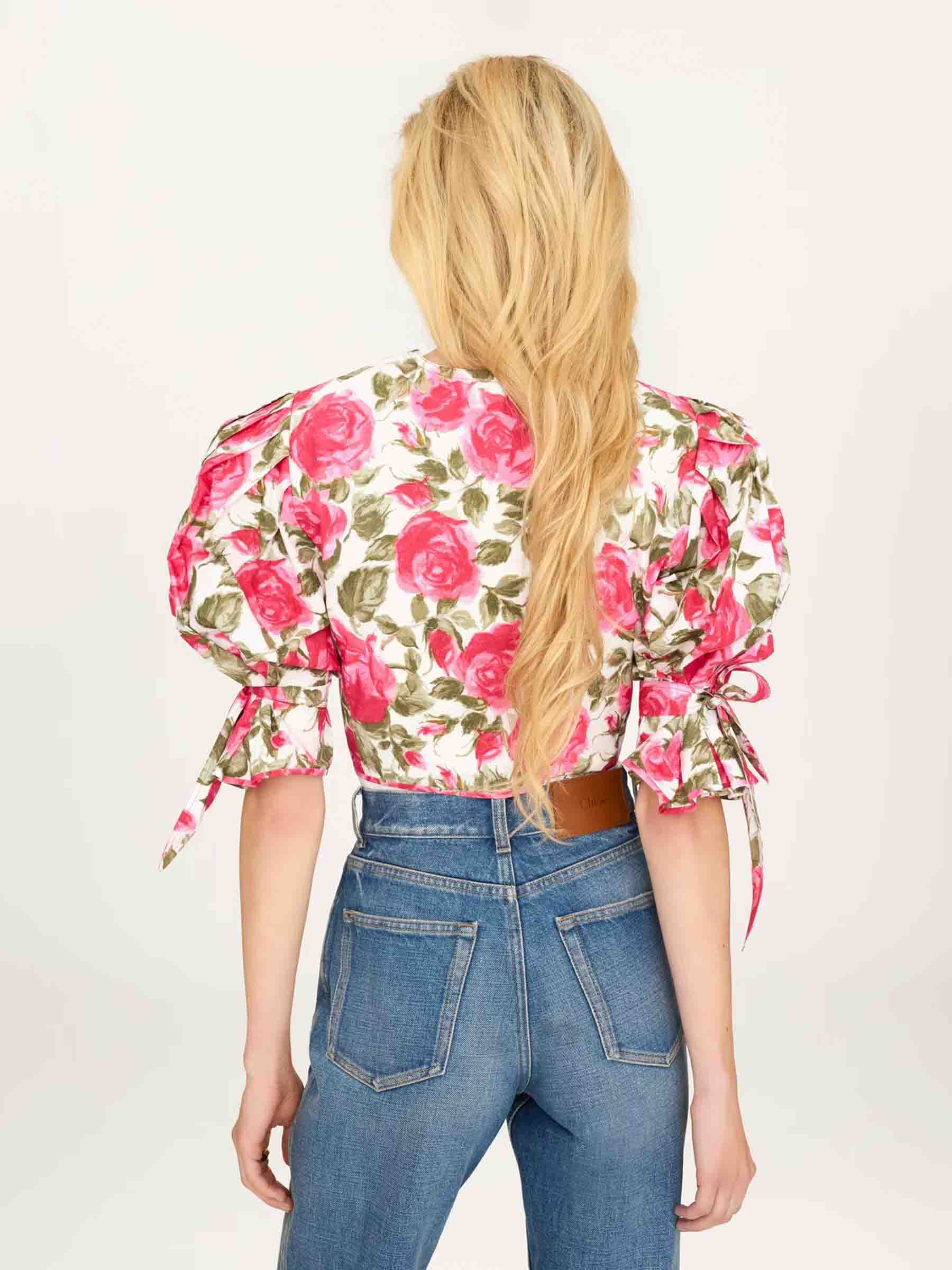 Blusa Floral Popelina - Image 3