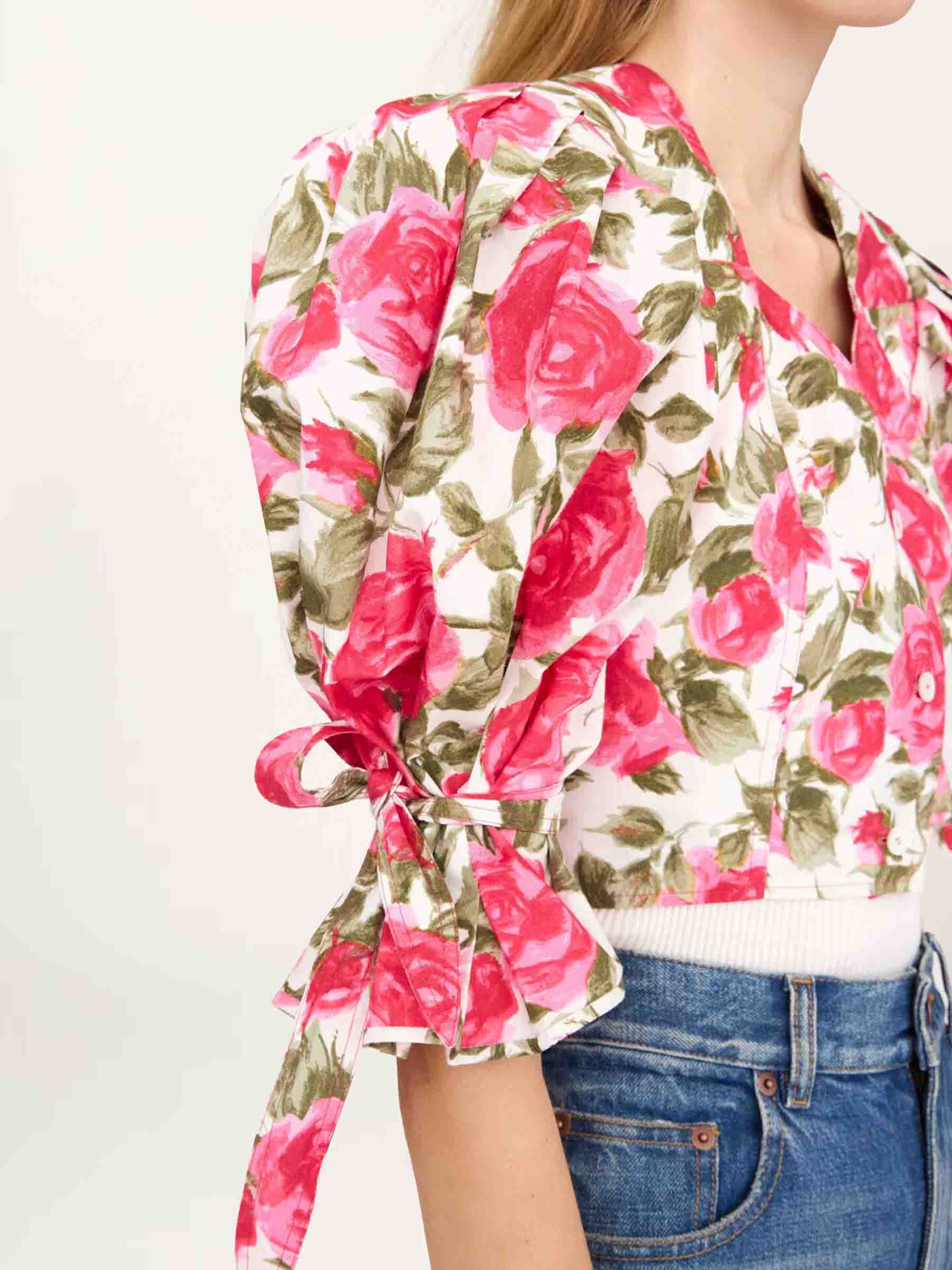 Blusa Floral Popelina - Image 4