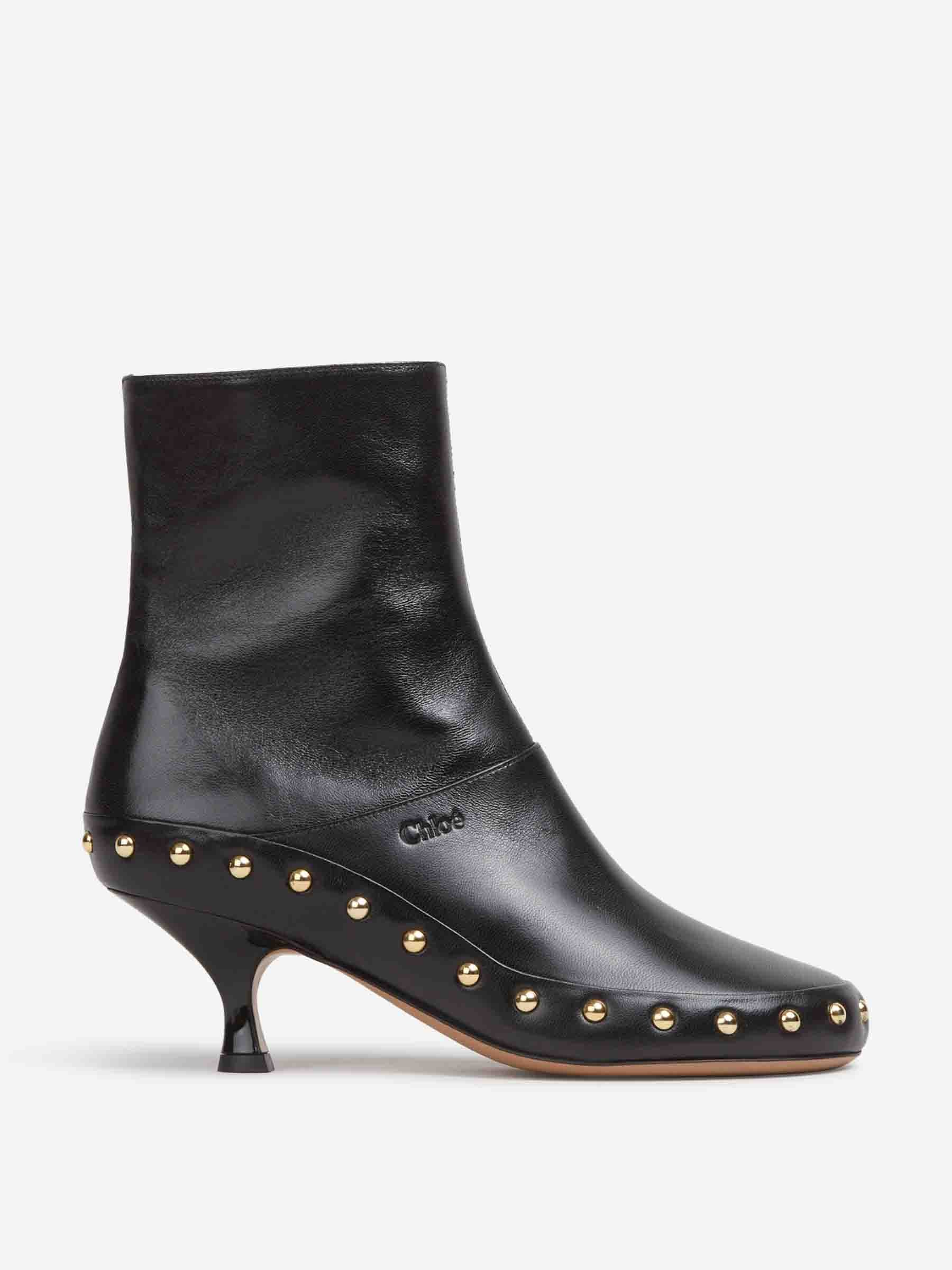 Botines Tachuelas Piel