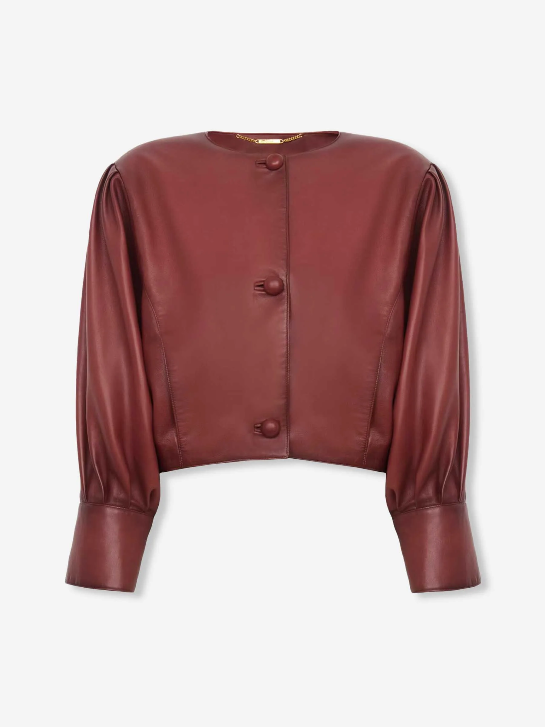 Chaqueta Piel Cropped