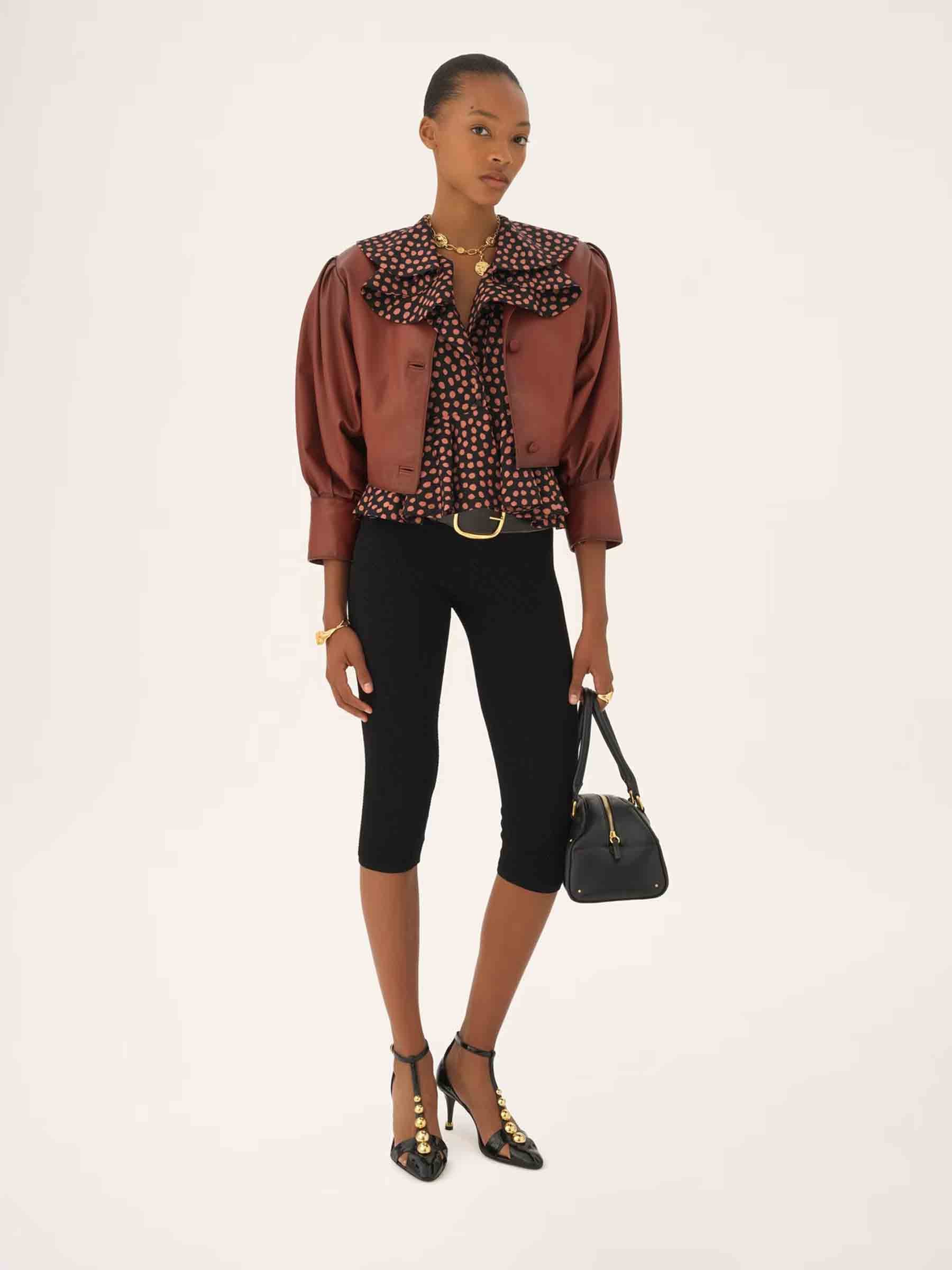 Chaqueta Piel Cropped - Image 2