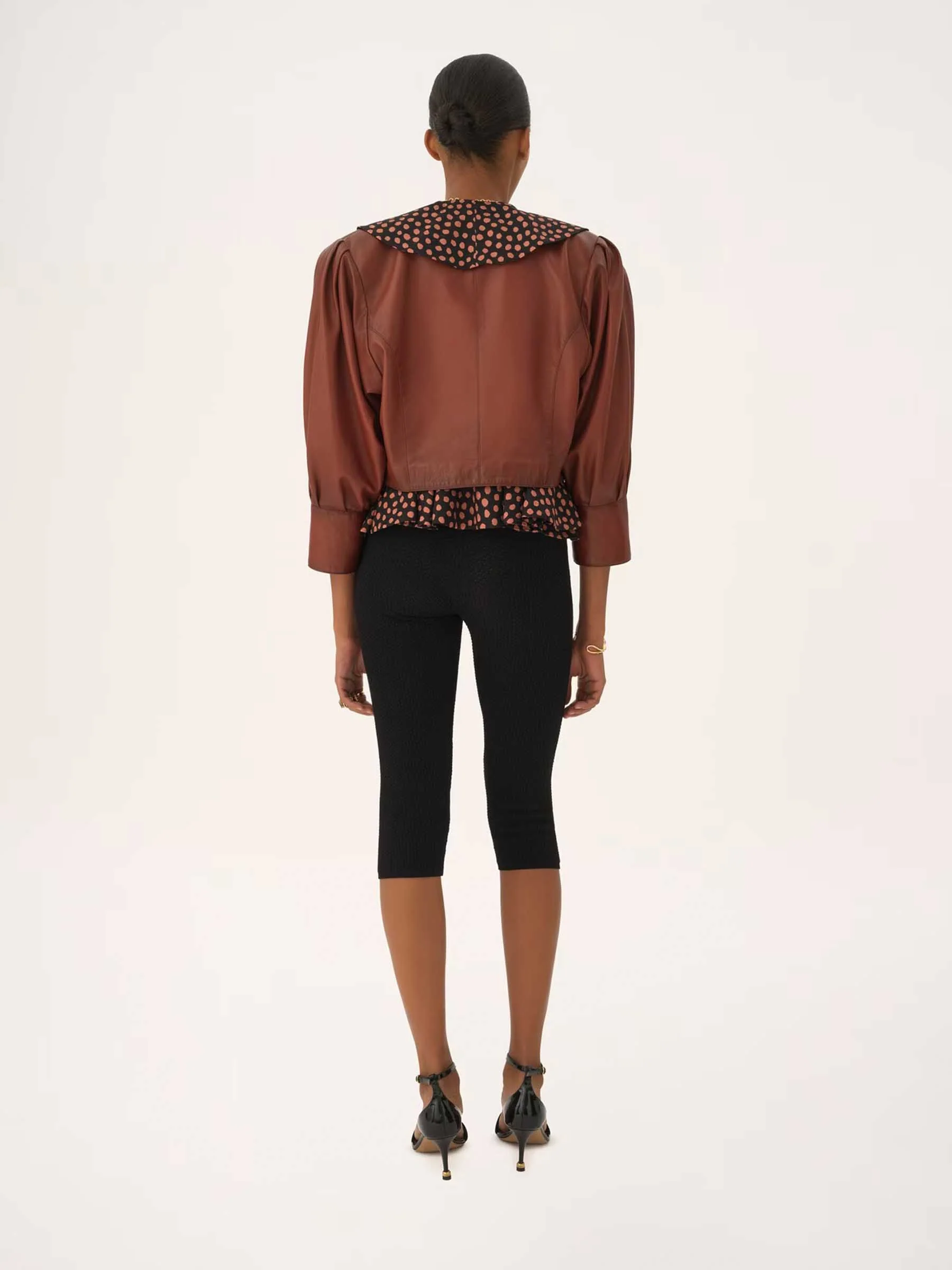 Chaqueta Piel Cropped - Image 3