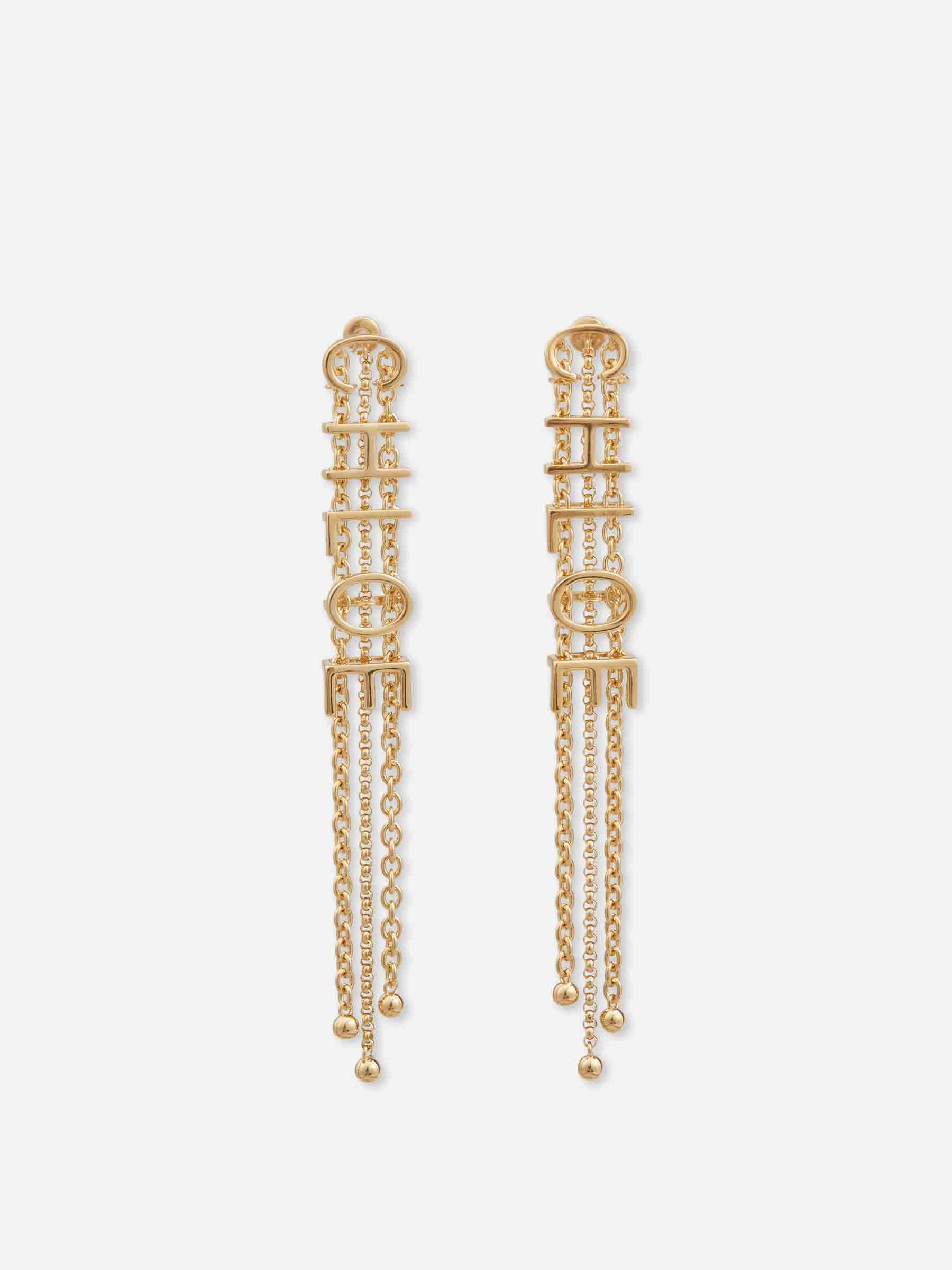 Pendientes Largos Latón