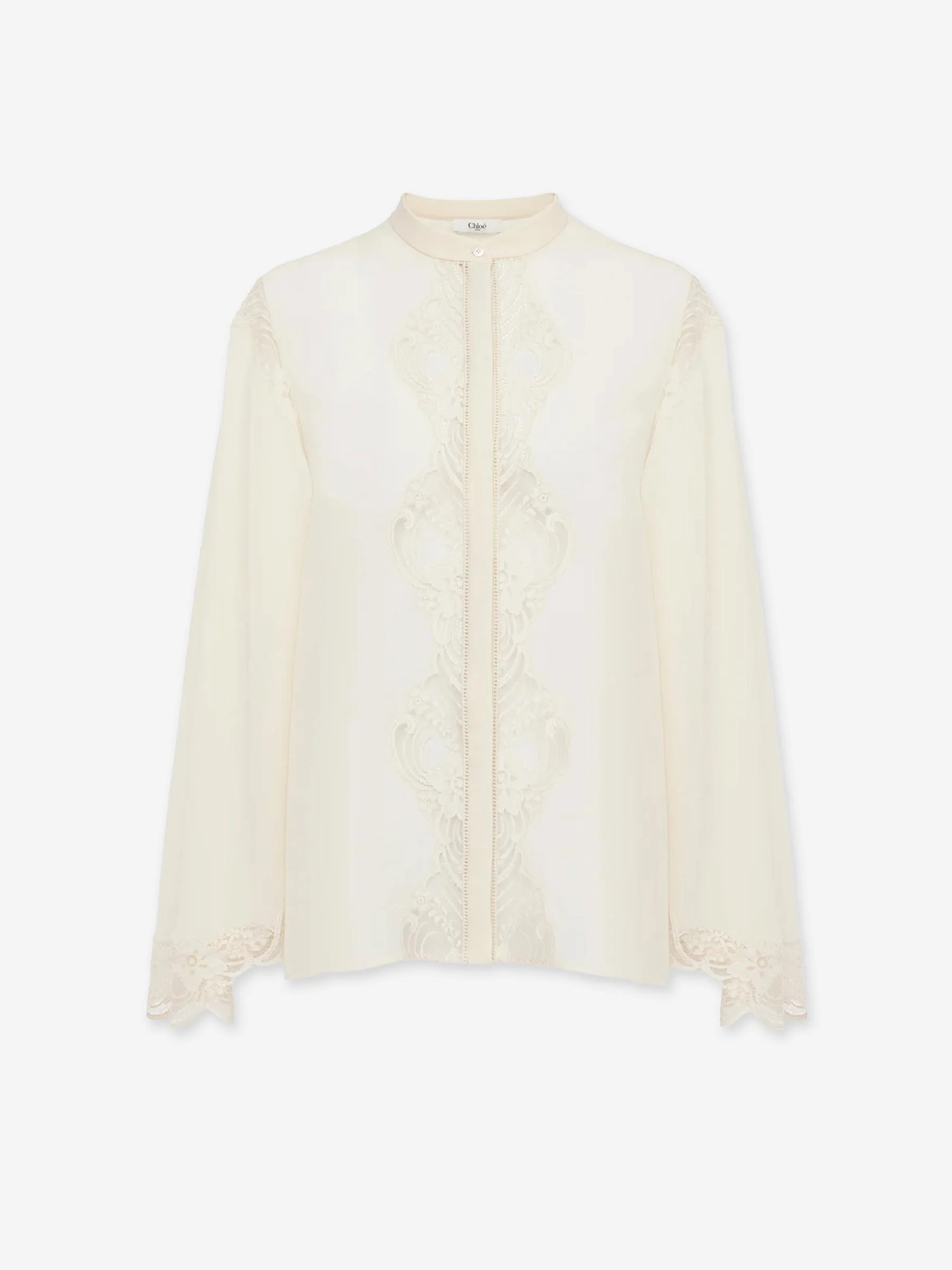 Blusa Encaje Seda