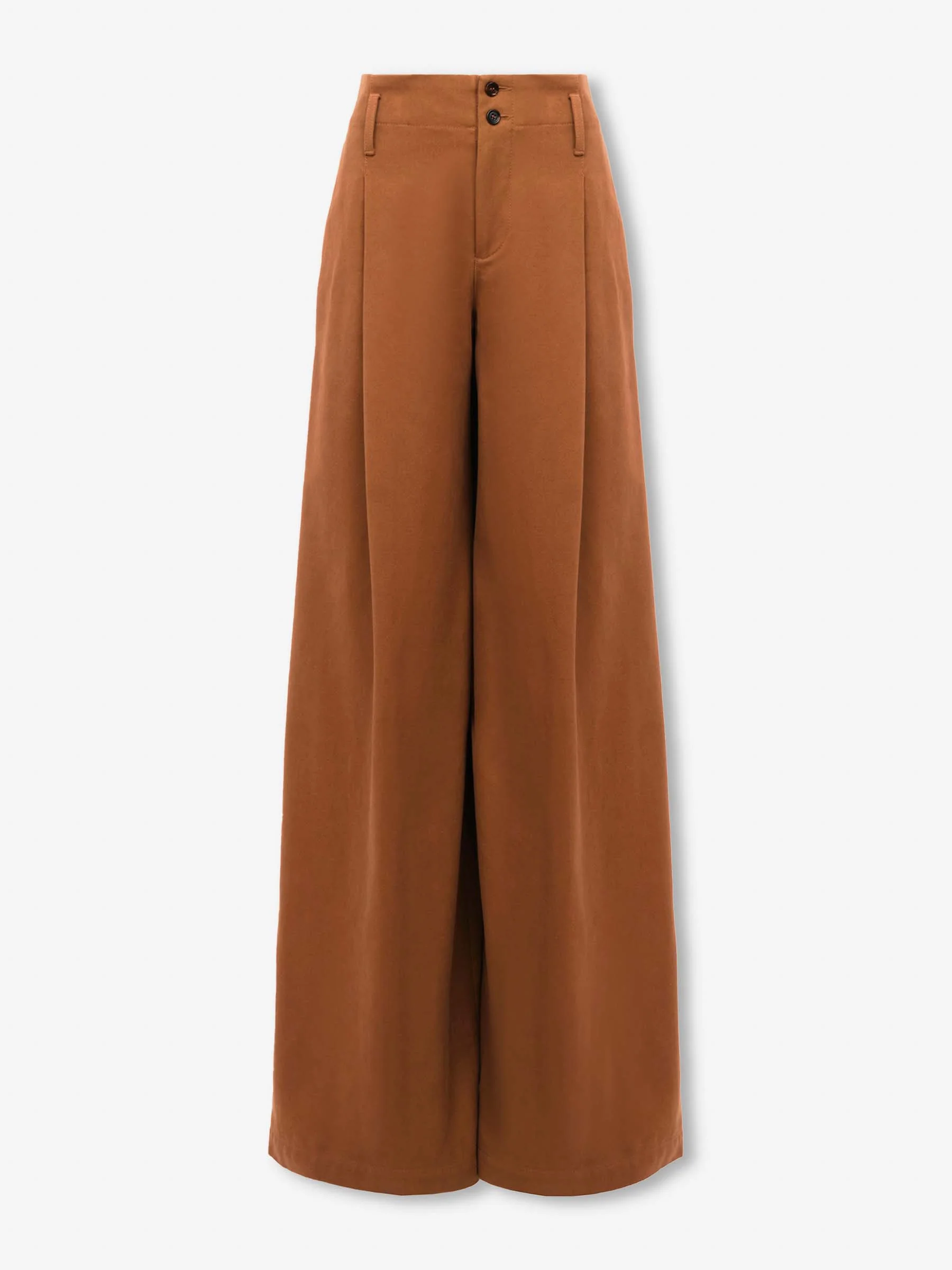 Pantalones Anchos Algodón