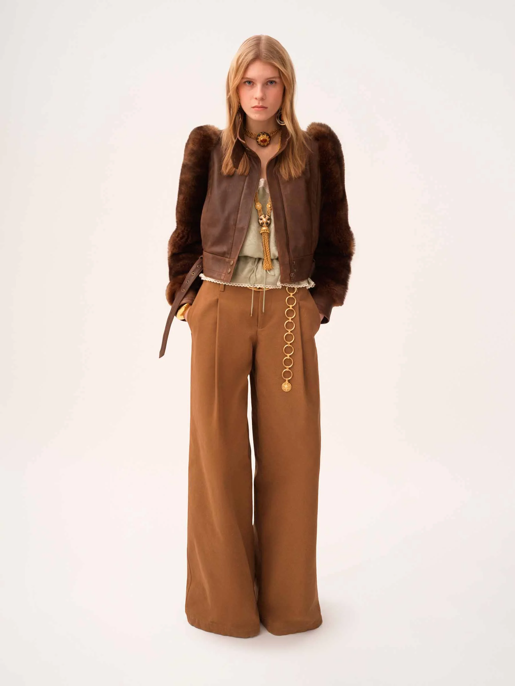 Pantalones Anchos Algodón - Image 2