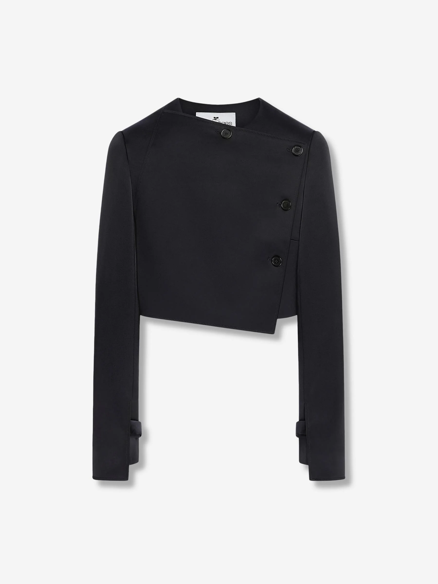 Chaqueta Satén Oblicua