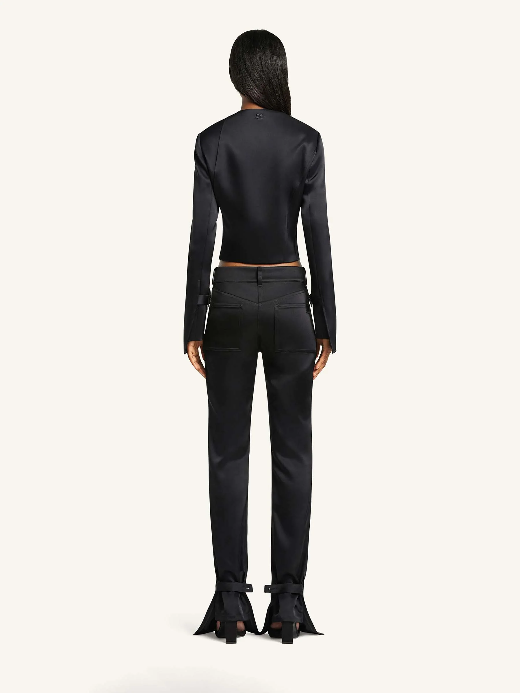 Chaqueta Satén Oblicua - Image 3