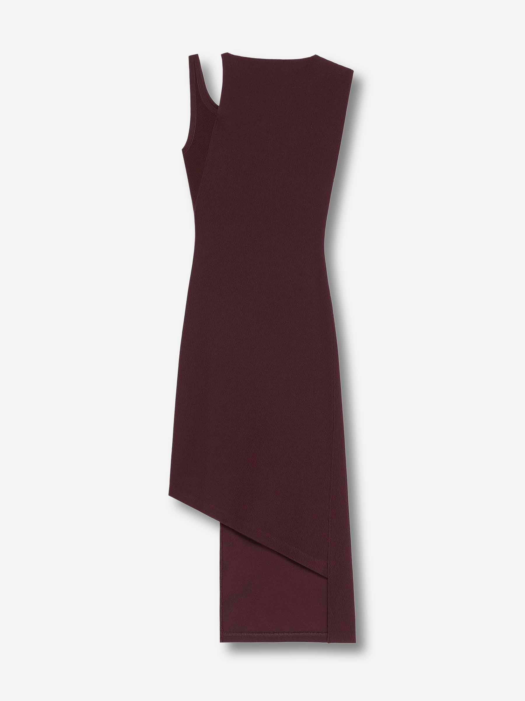 Vestido Canalé Asimétrico