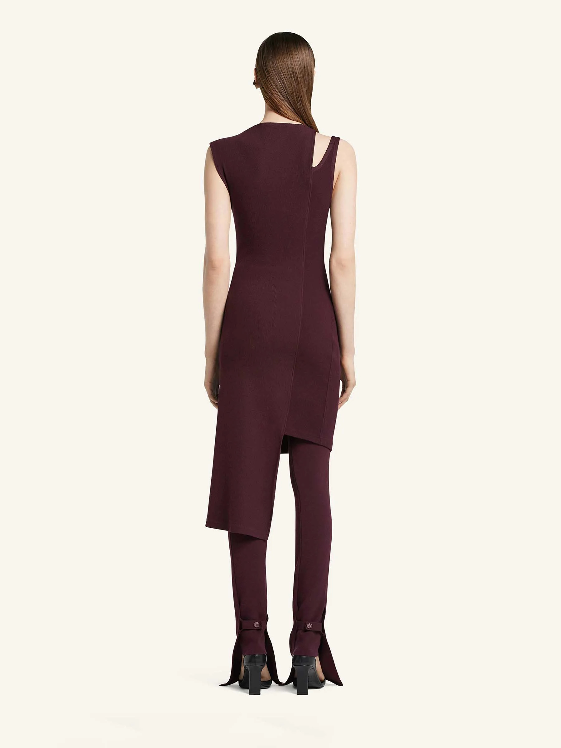 Vestido Canalé Asimétrico - Image 3
