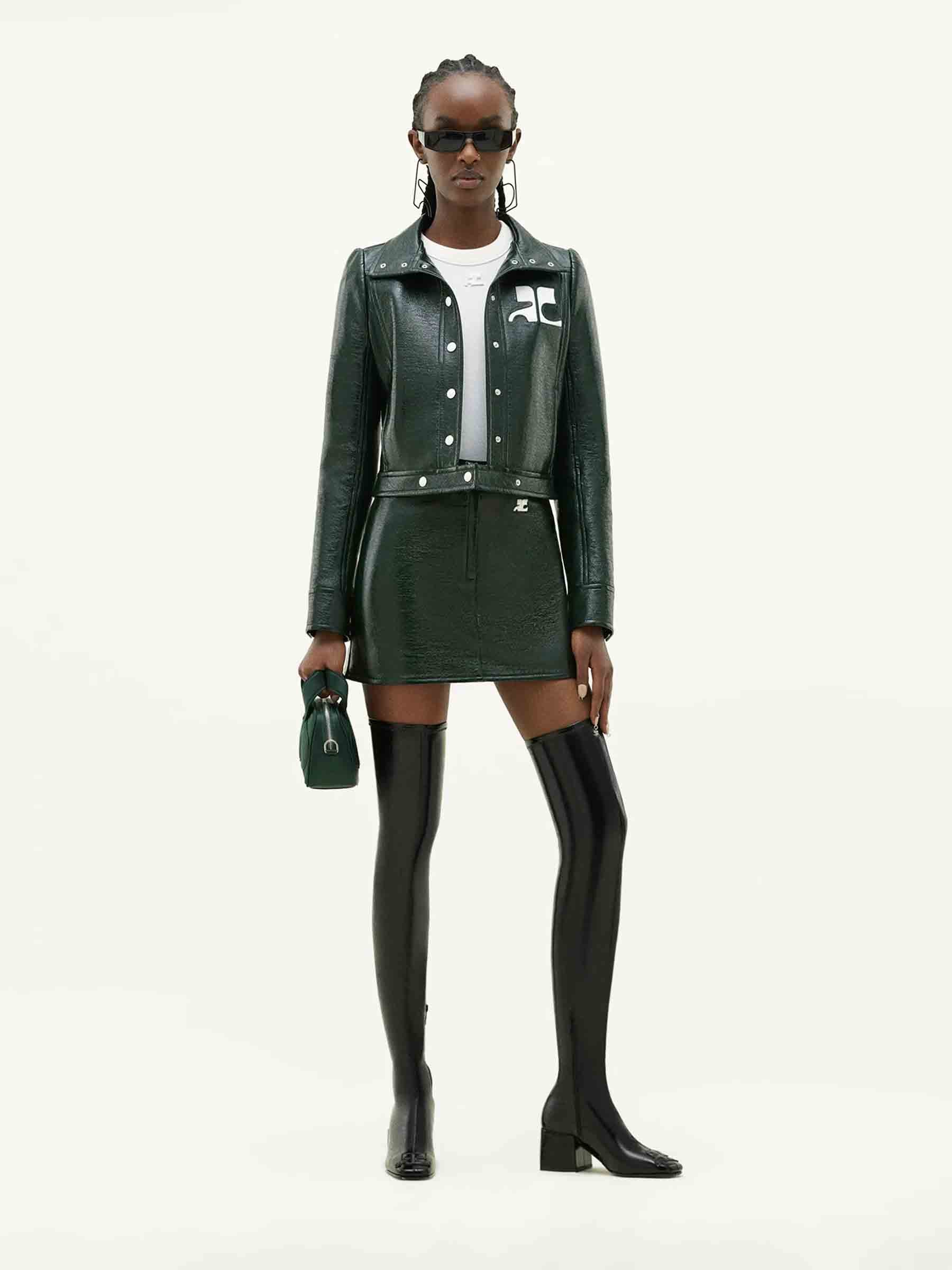 Chaqueta Biker Vinilo - Image 2
