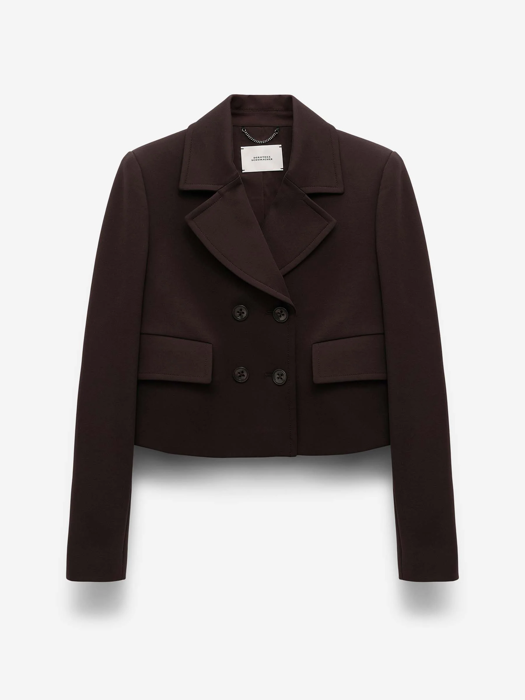 Chaqueta Cruzada Cropped