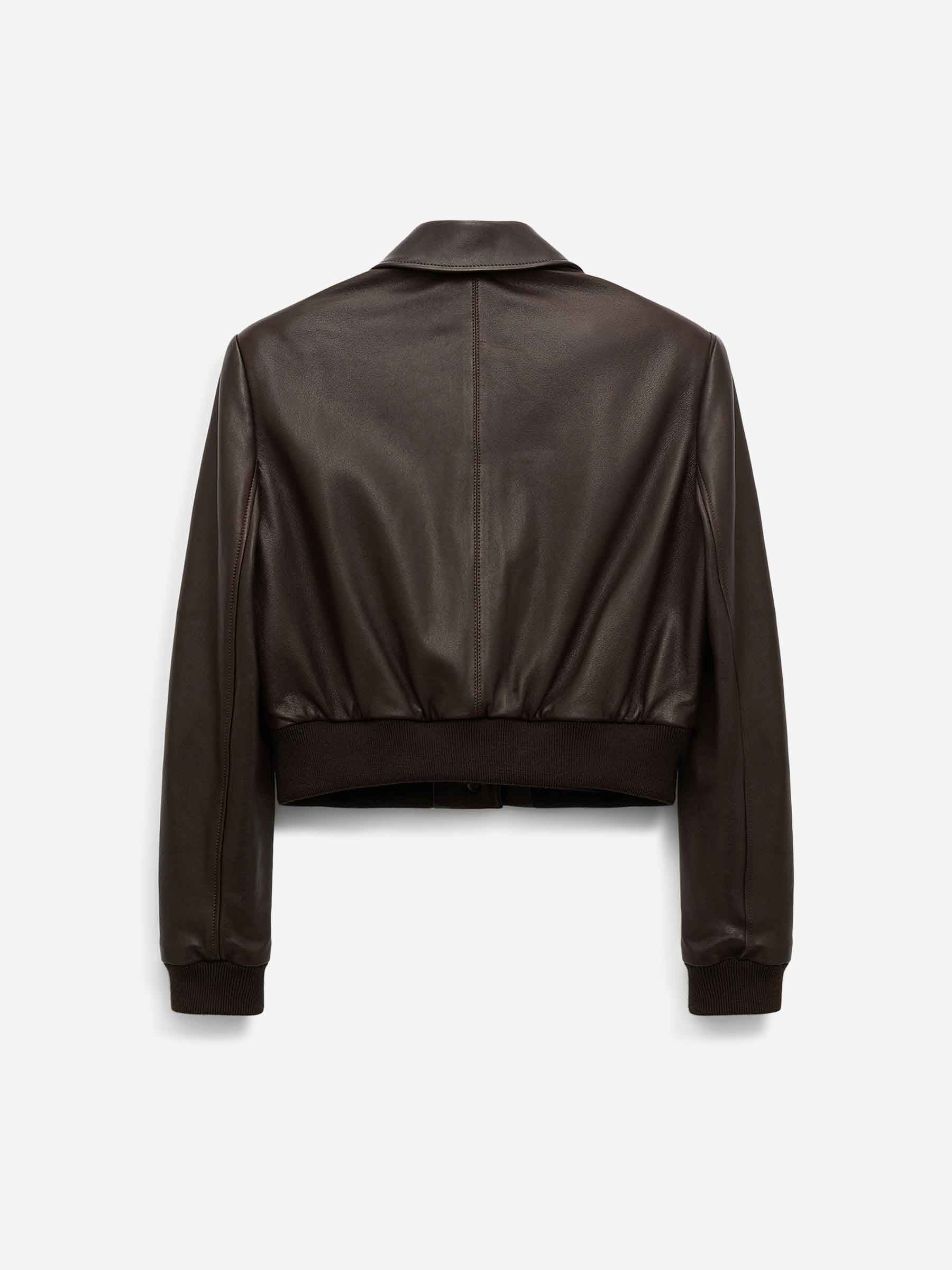 Chaqueta Cropped Cuero - Image 2