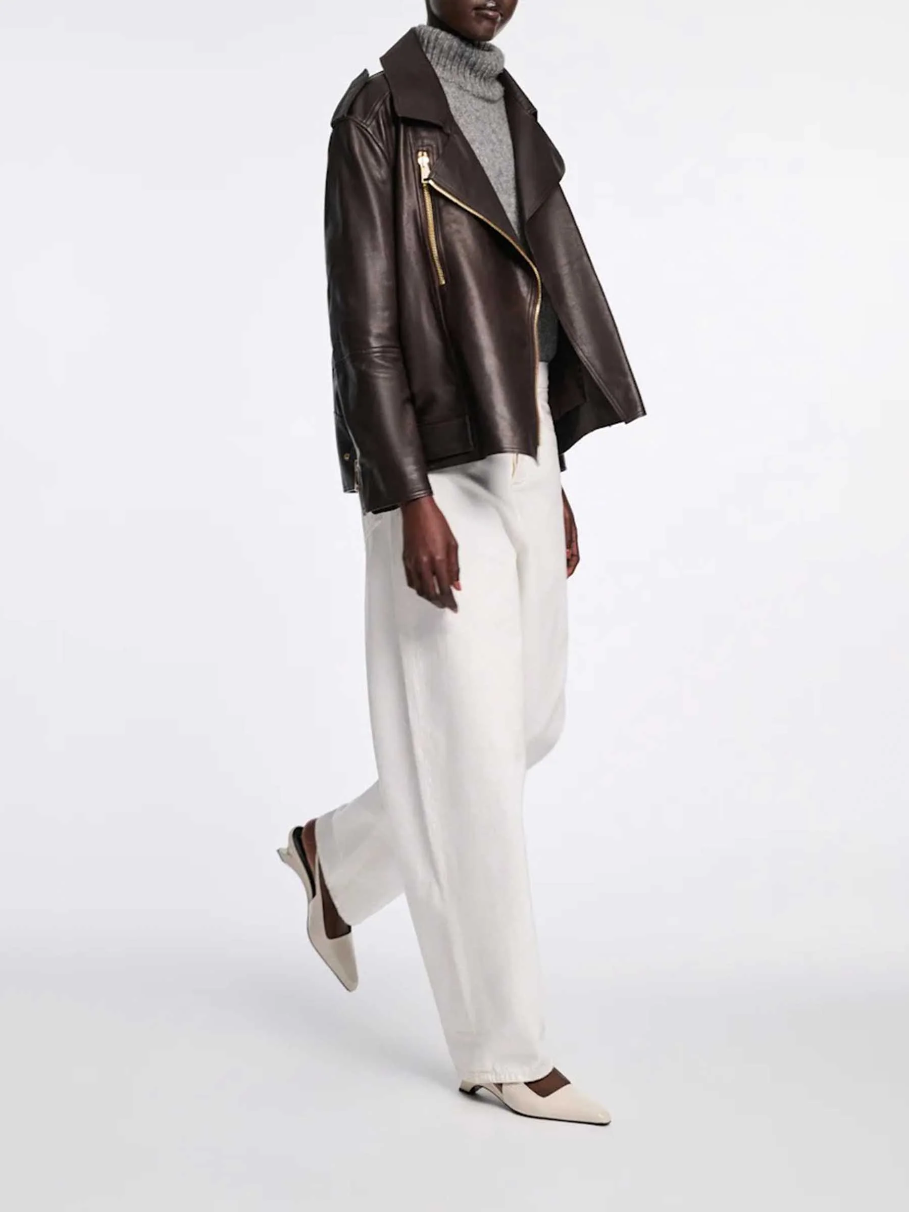 Chaqueta Piel Biker - Image 2