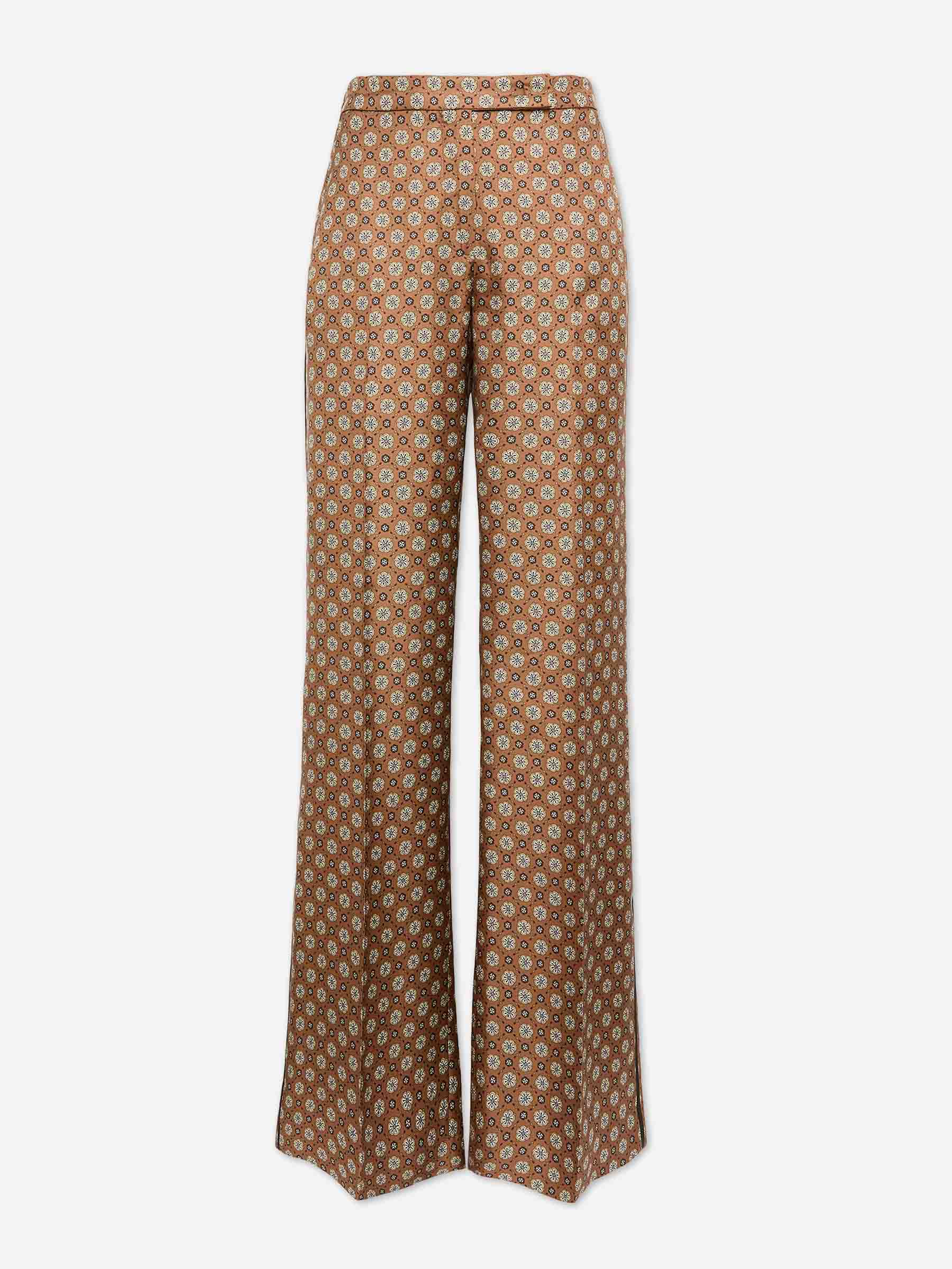 Pantalones Rectos Seda