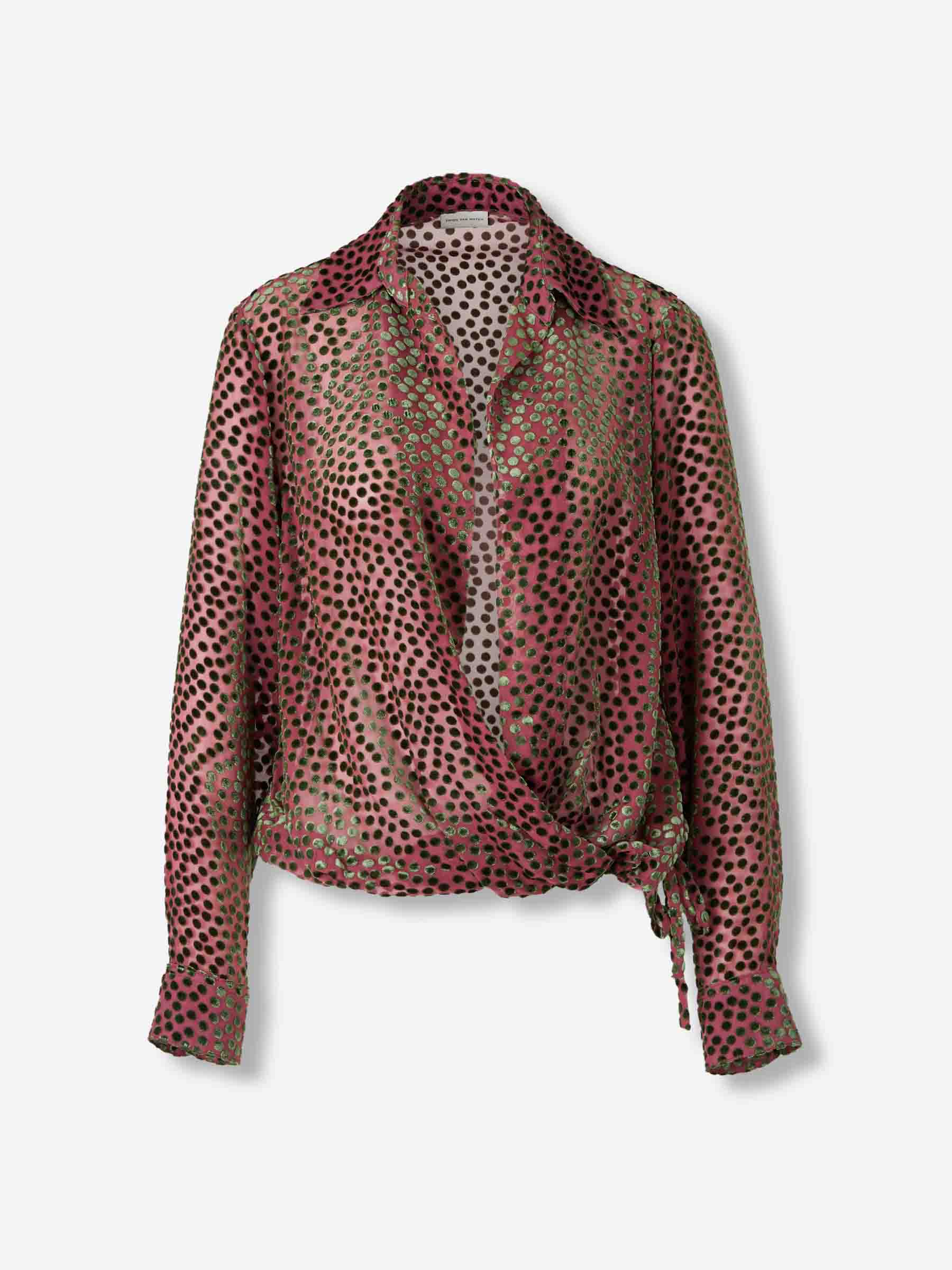 Blusa Cruzada Devoré