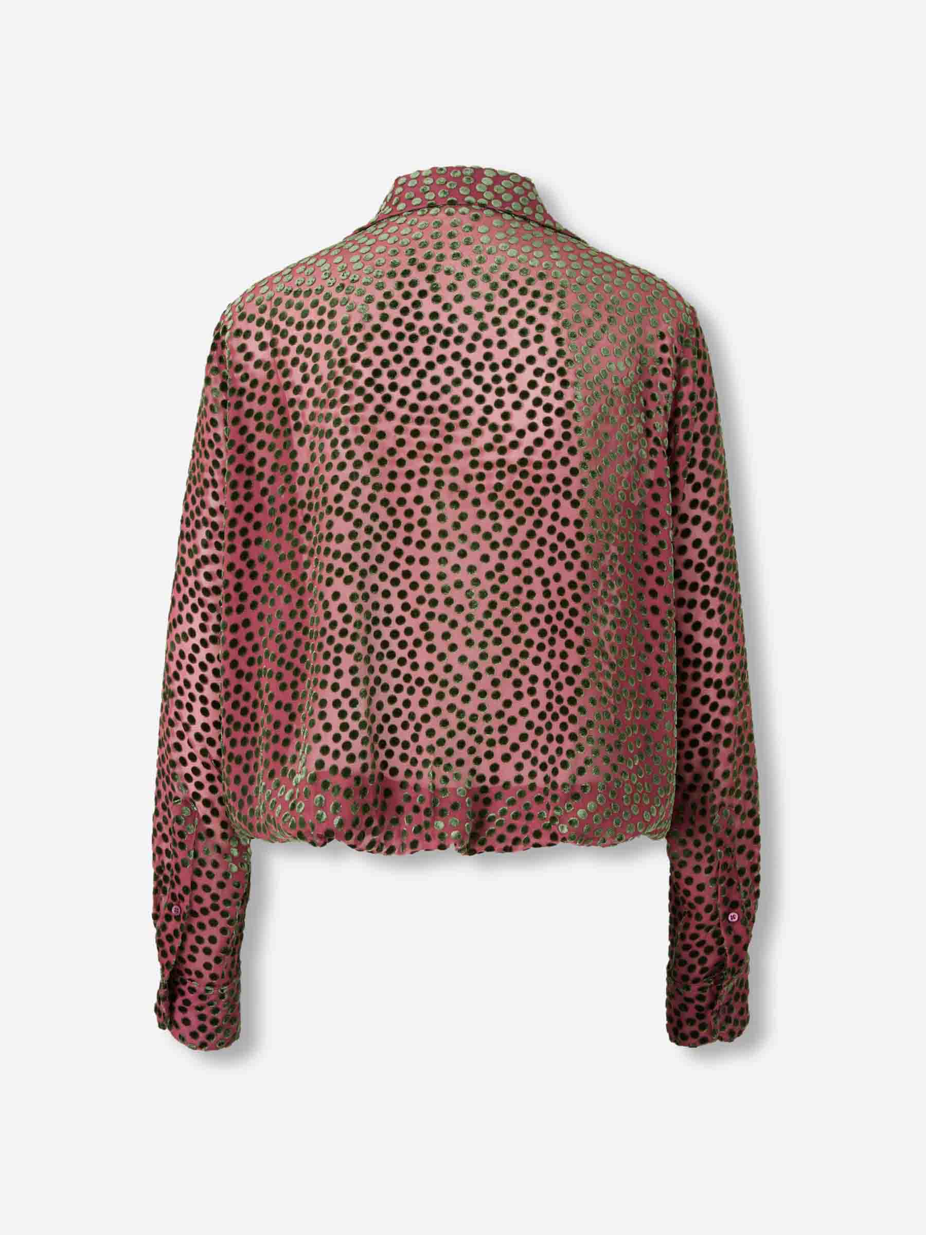 Blusa Cruzada Devoré - Image 2
