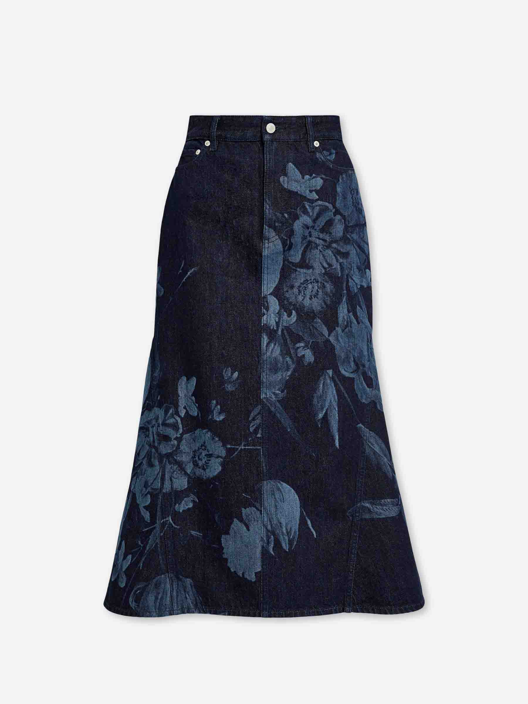 Falda Midi Denim
