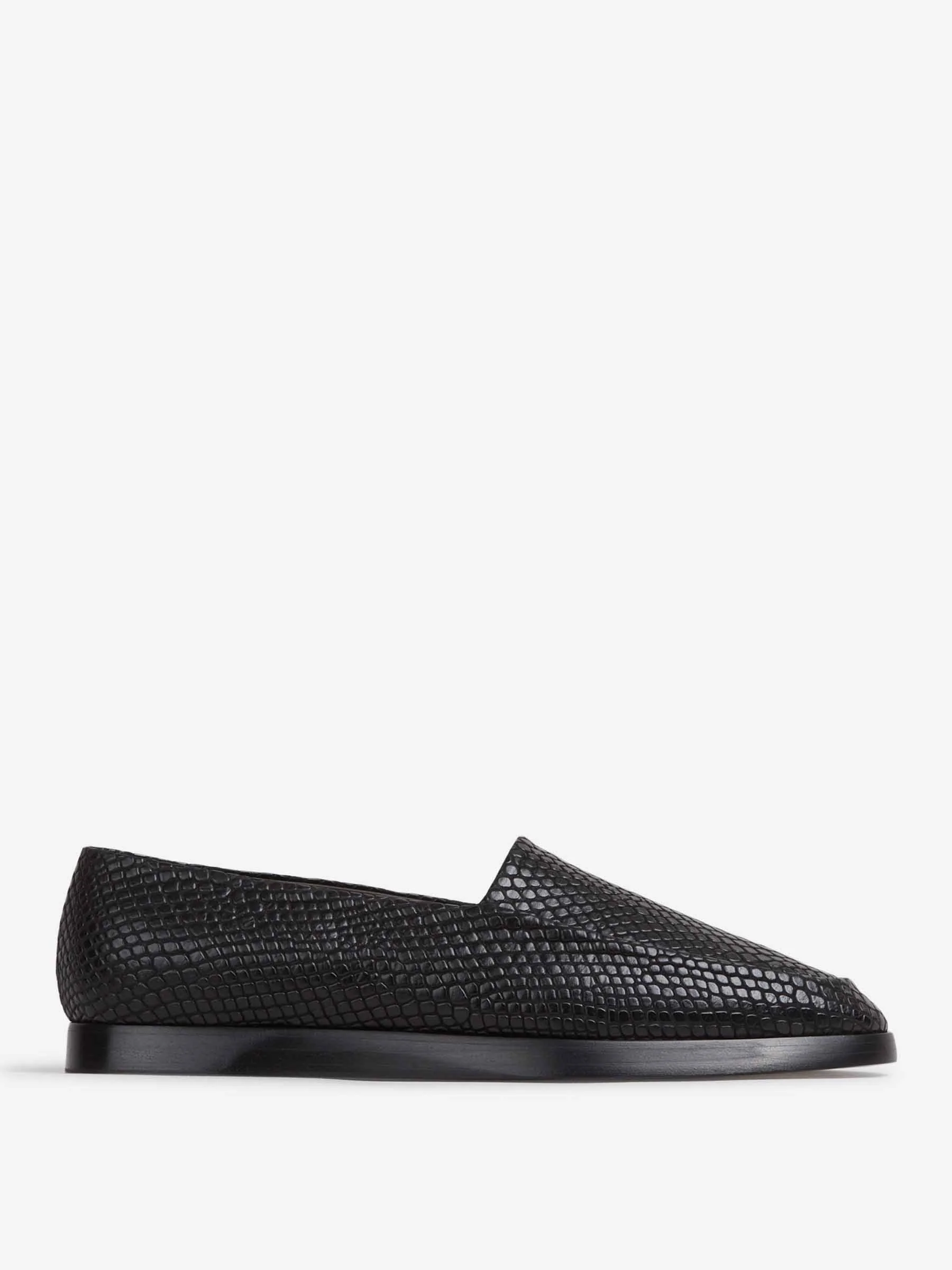 Mocasines Snakeskin Embossed