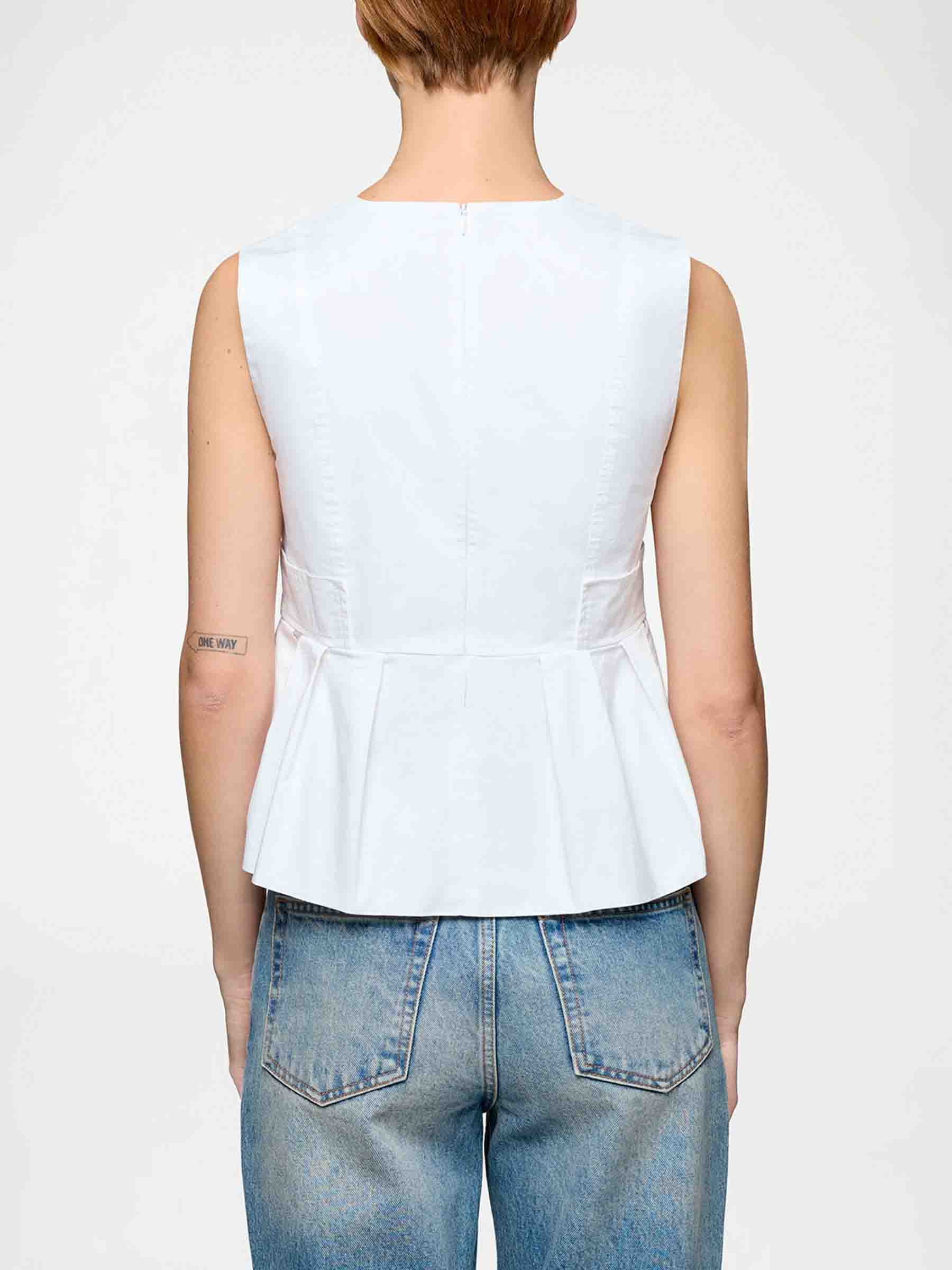 Blusa Péplum algodón - Image 4