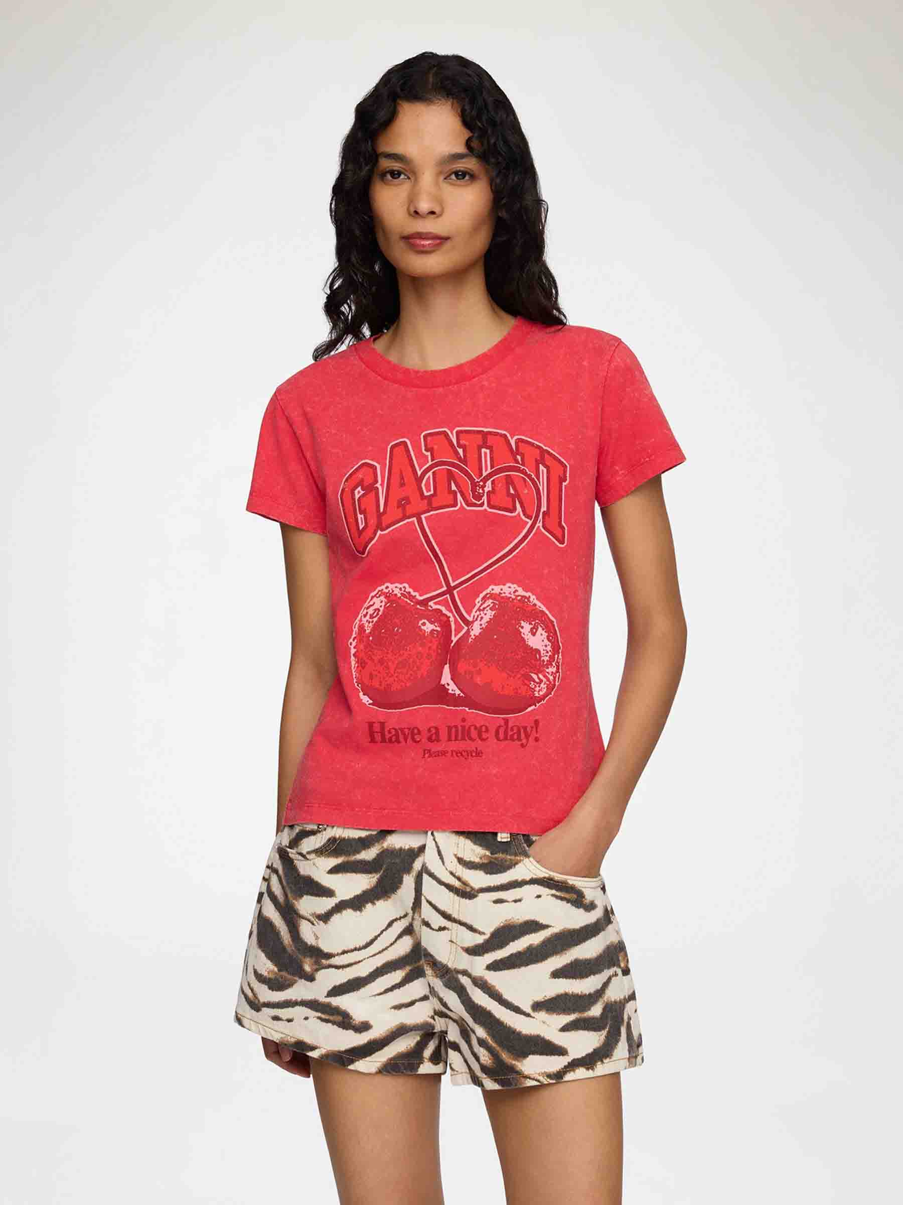 Camiseta Manga Corta Cerezas - Image 2