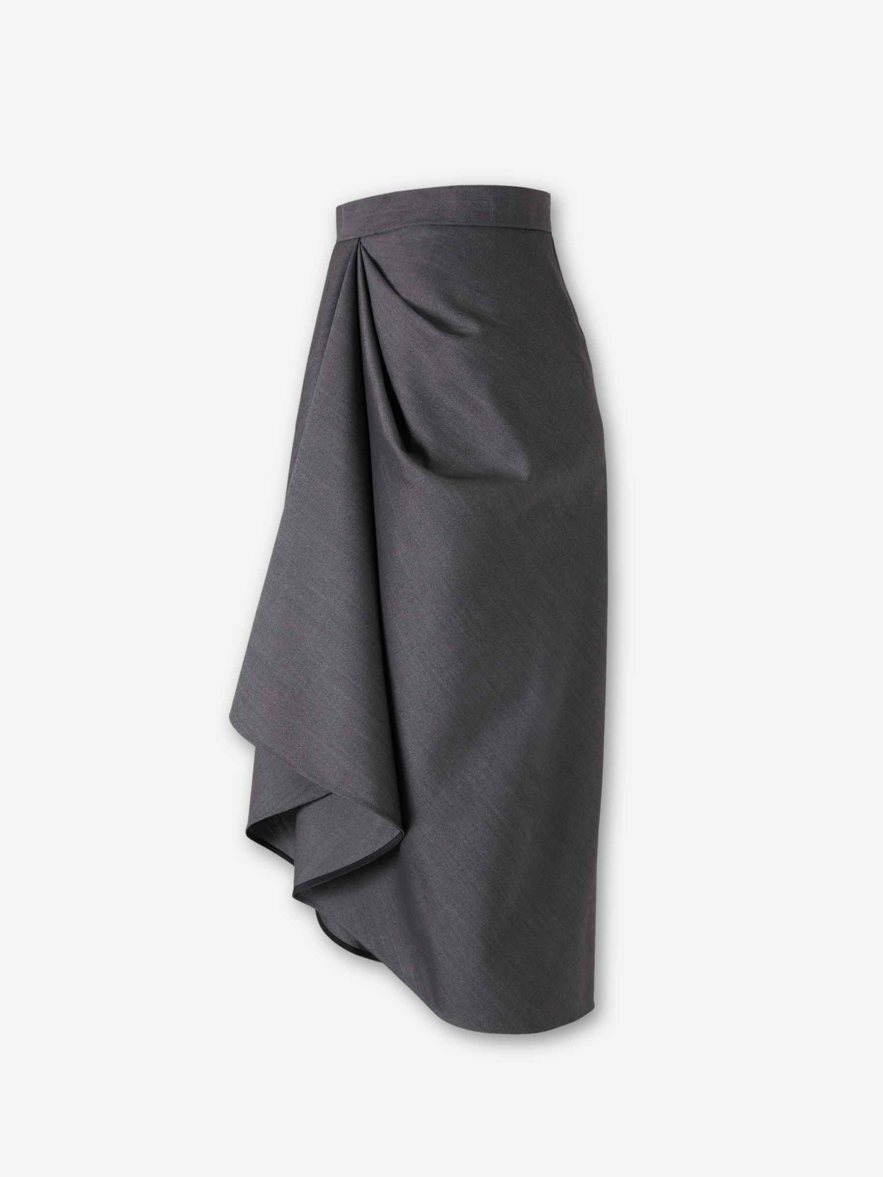 Falda Midi Drapeada - Image 2