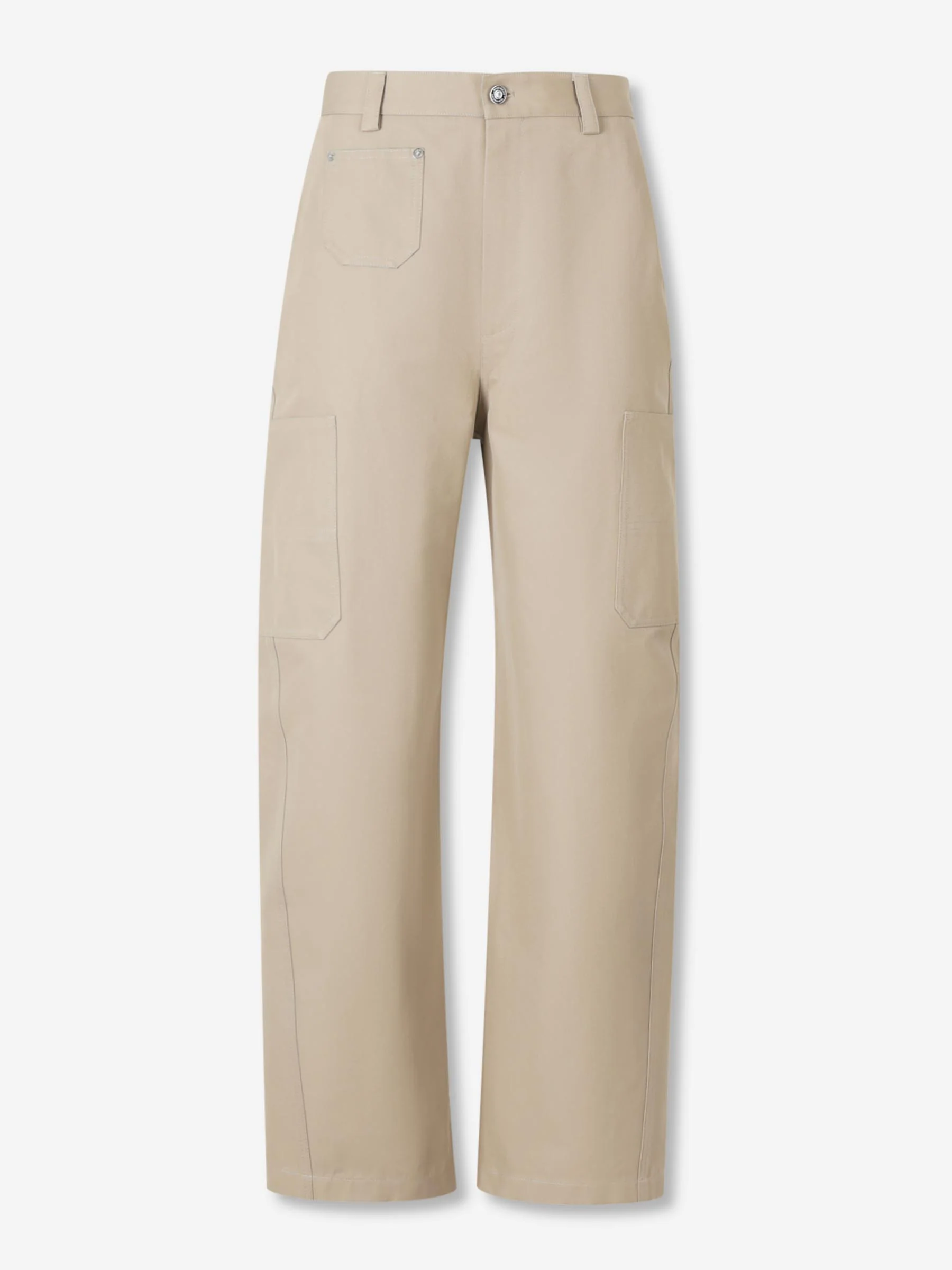 Pantalones Rectos Algodón