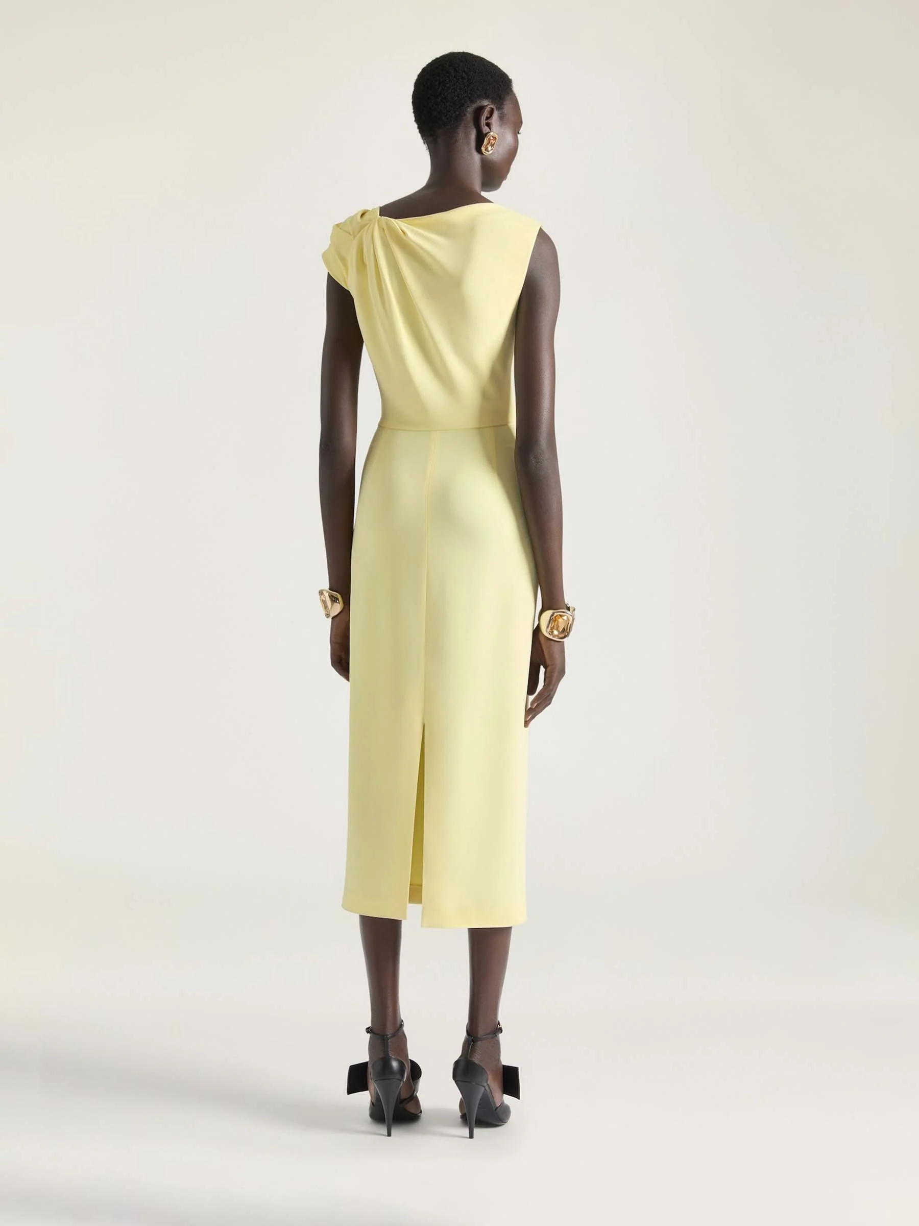Vestido Midi Drapeado - Image 3