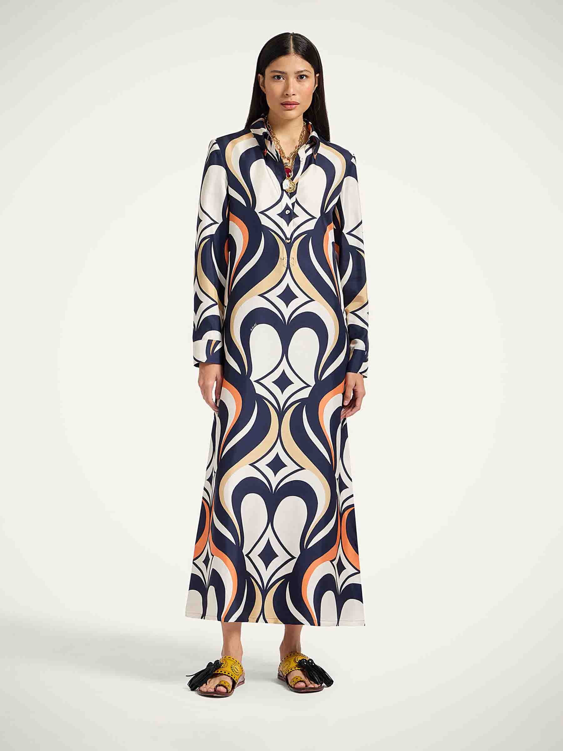 Vestido Camisero Seda - Image 2