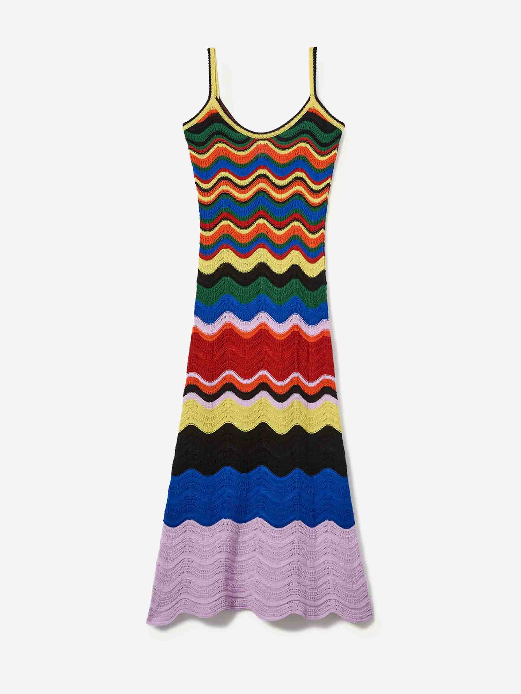 Vestido Punto Chevron Sundress