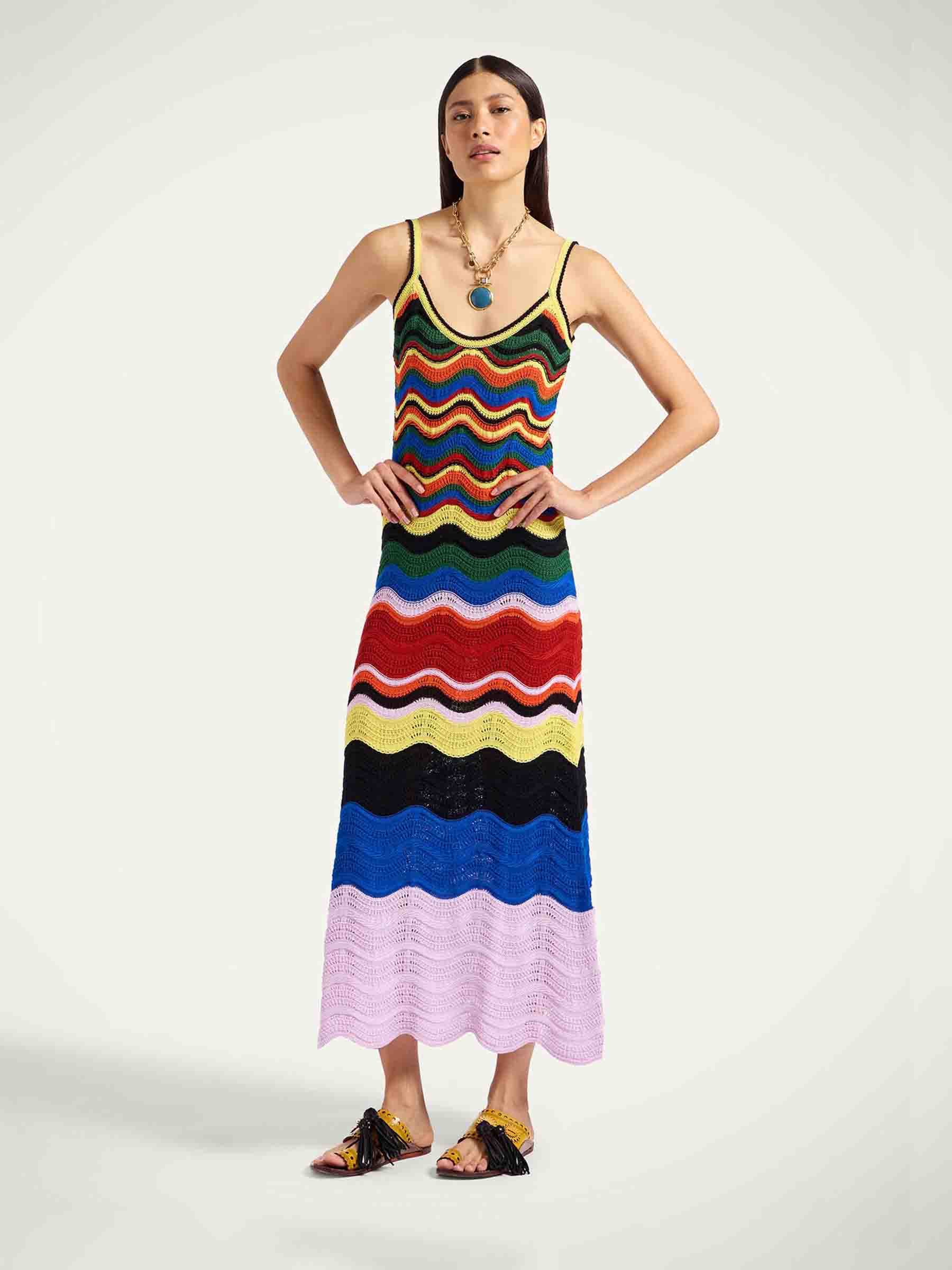 Vestido Punto Chevron Sundress - Image 2