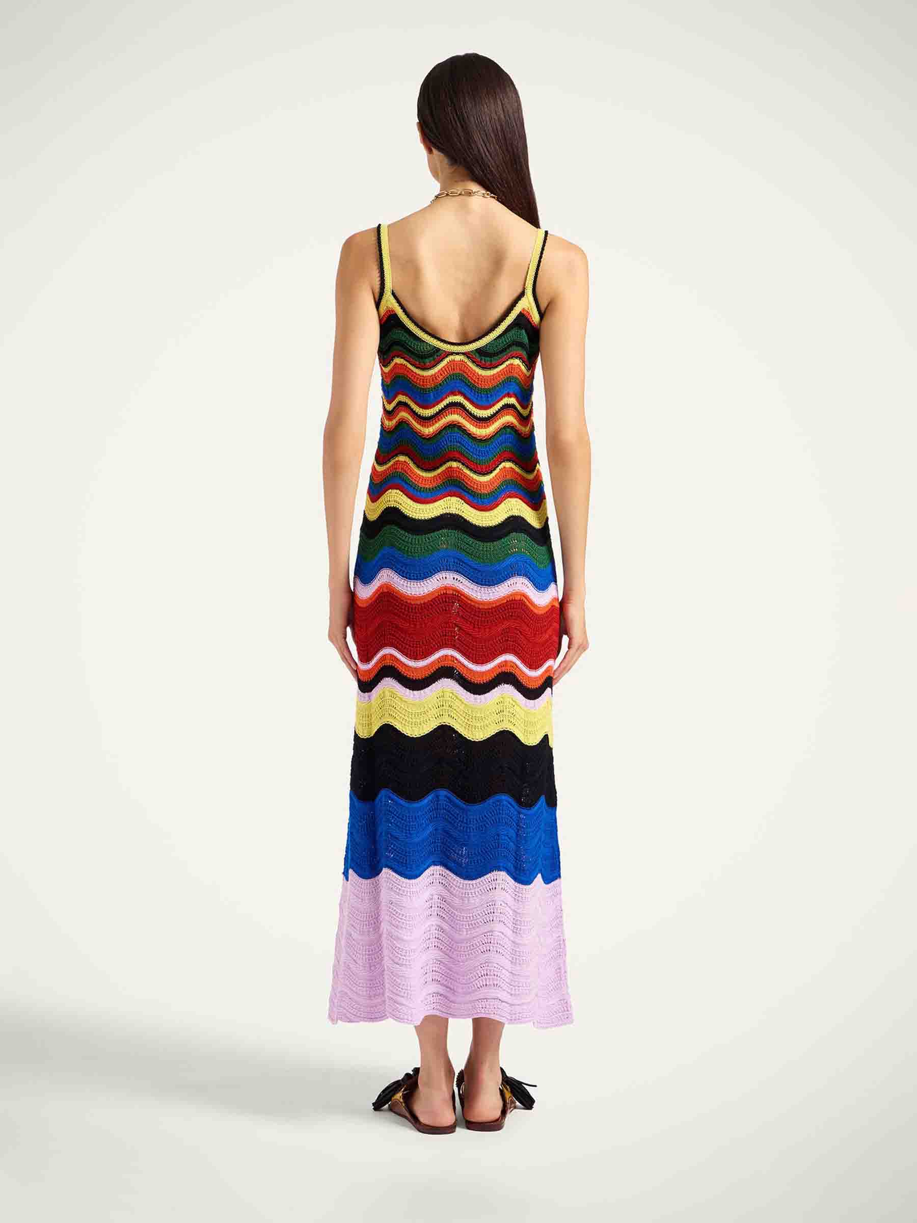 Vestido Punto Chevron Sundress - Image 3