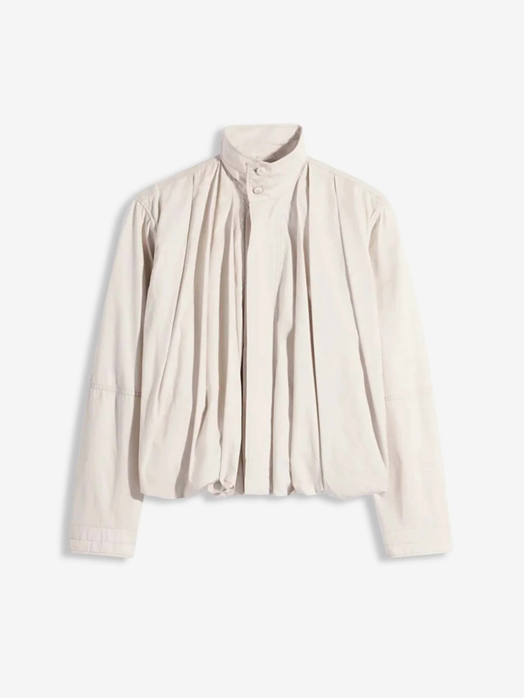Chaqueta Plisada Satén