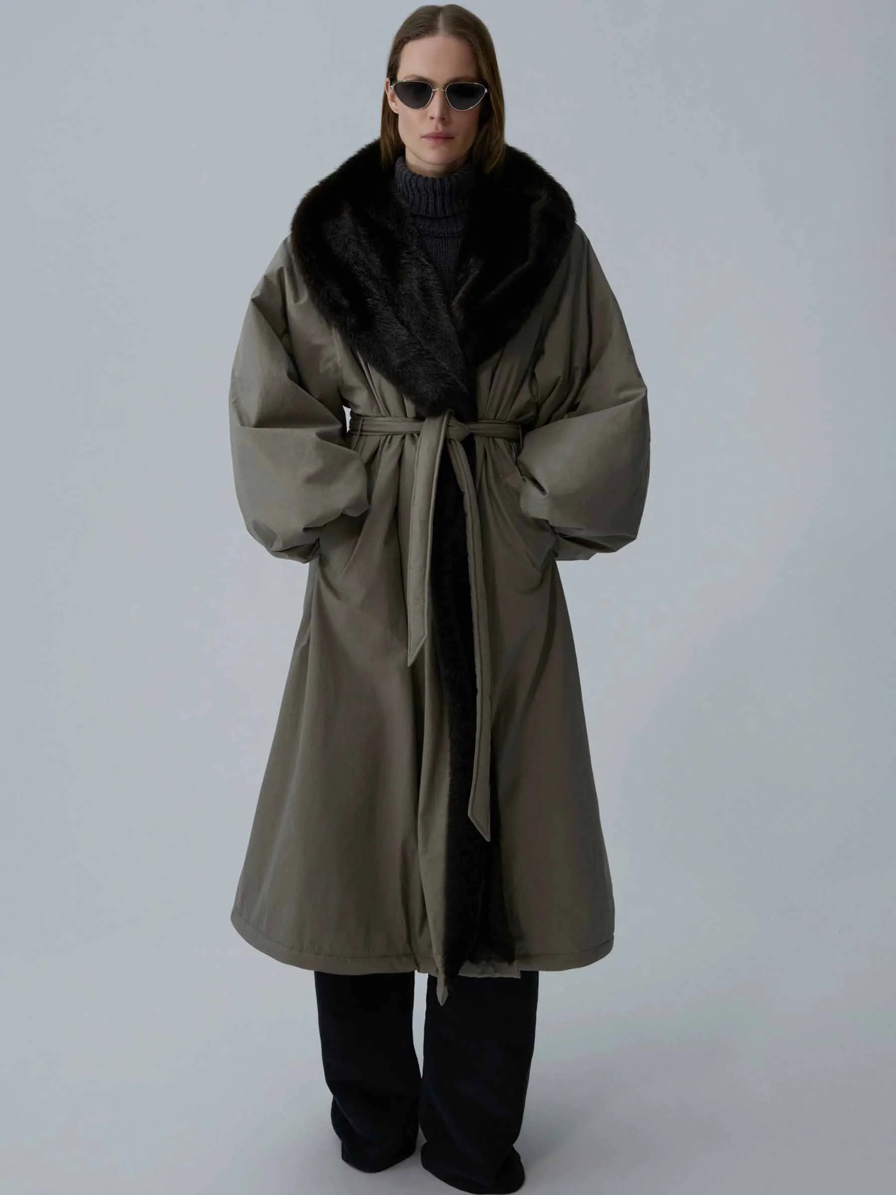 Abrigo Largo Faux Fur - Image 2